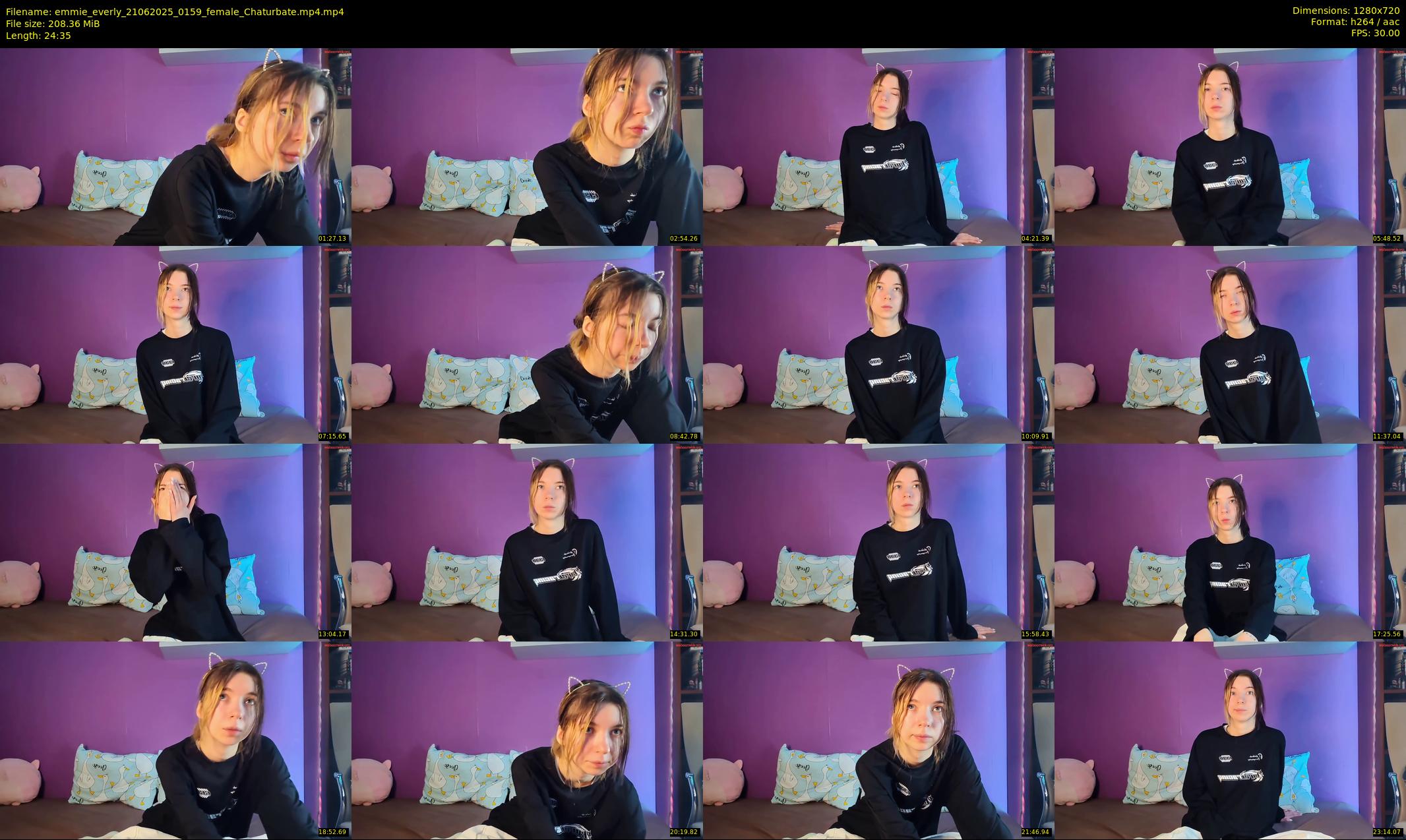 emmie_everly — 25 minute Chaturbate female cam show recording, 720p, Jun 21, 2025