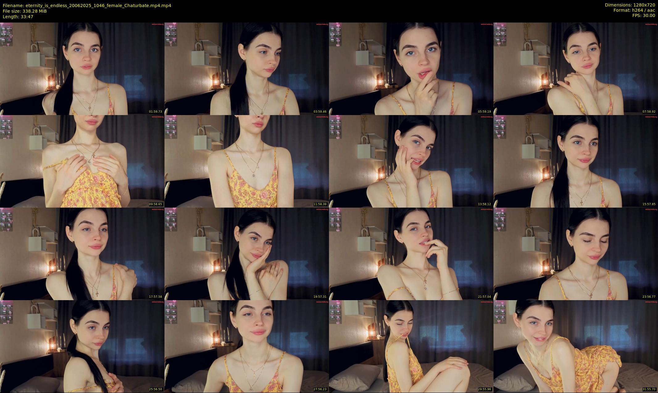 eternity_is_endless — 34 minute Chaturbate female cam show recording, 720p, Jun 20, 2025