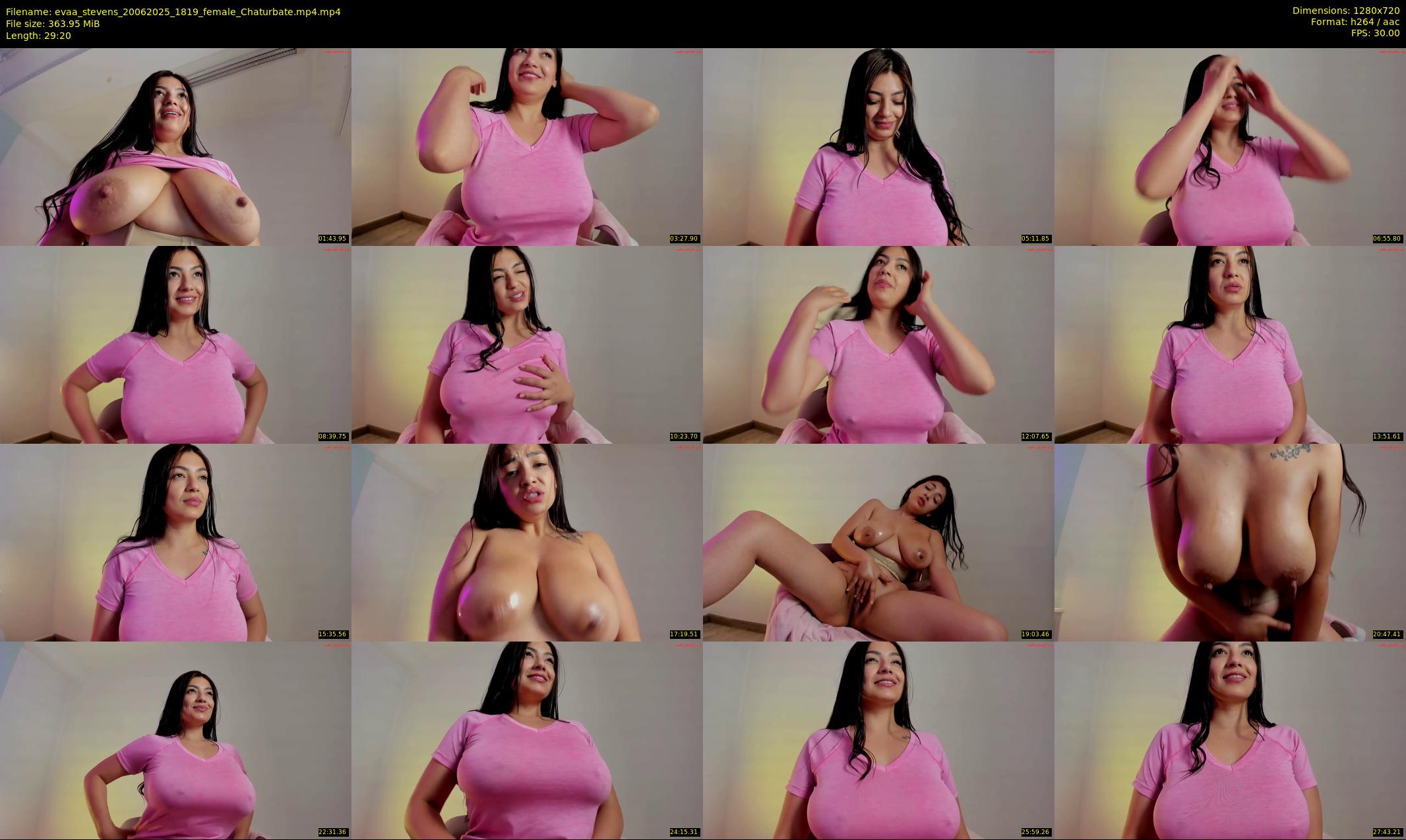 evaa_stevens — 30 minute Chaturbate female cam show recording, 720p, Jun 20, 2025
