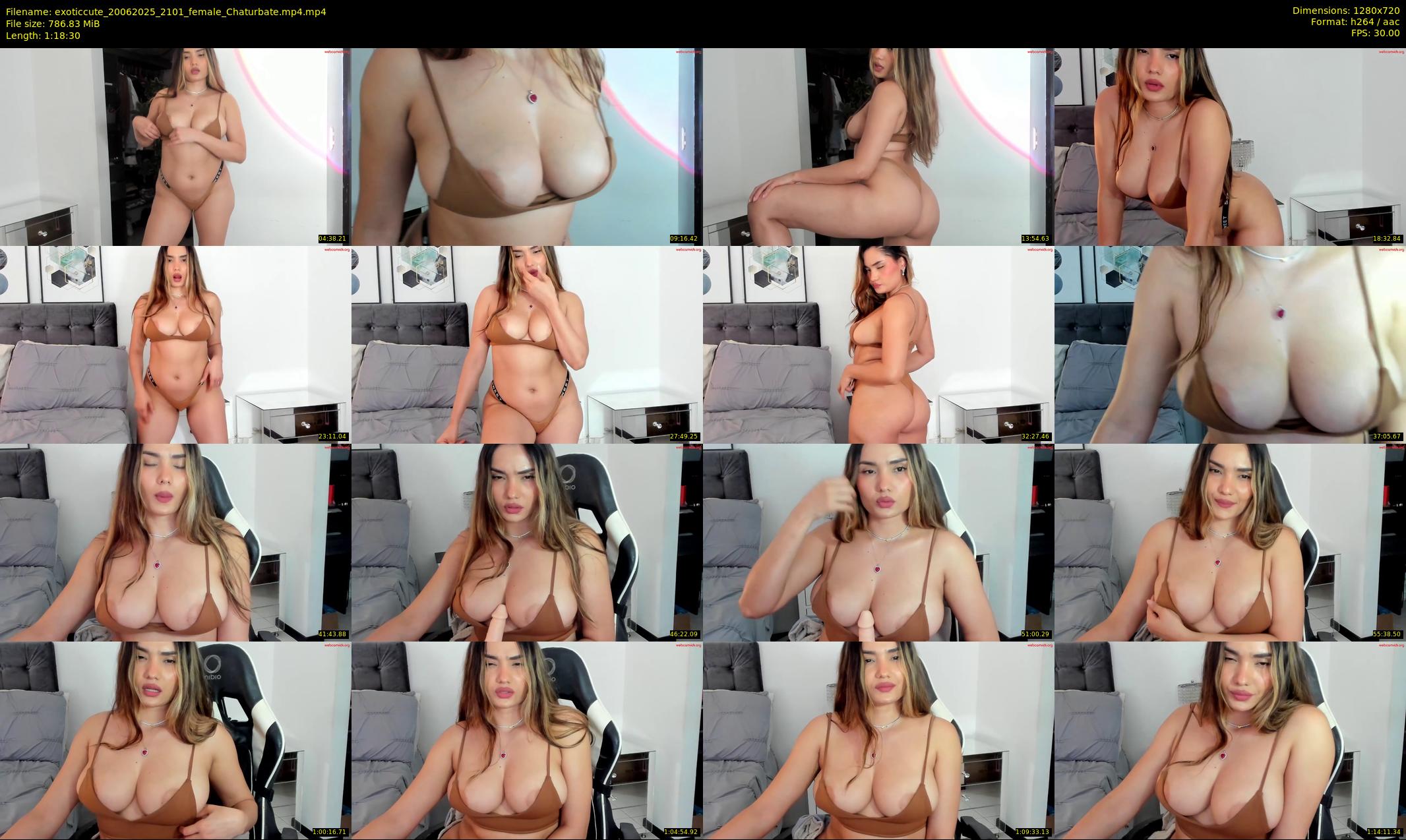 exoticcute — 79 minute Chaturbate female cam show recording, 720p, Jun 20, 2025