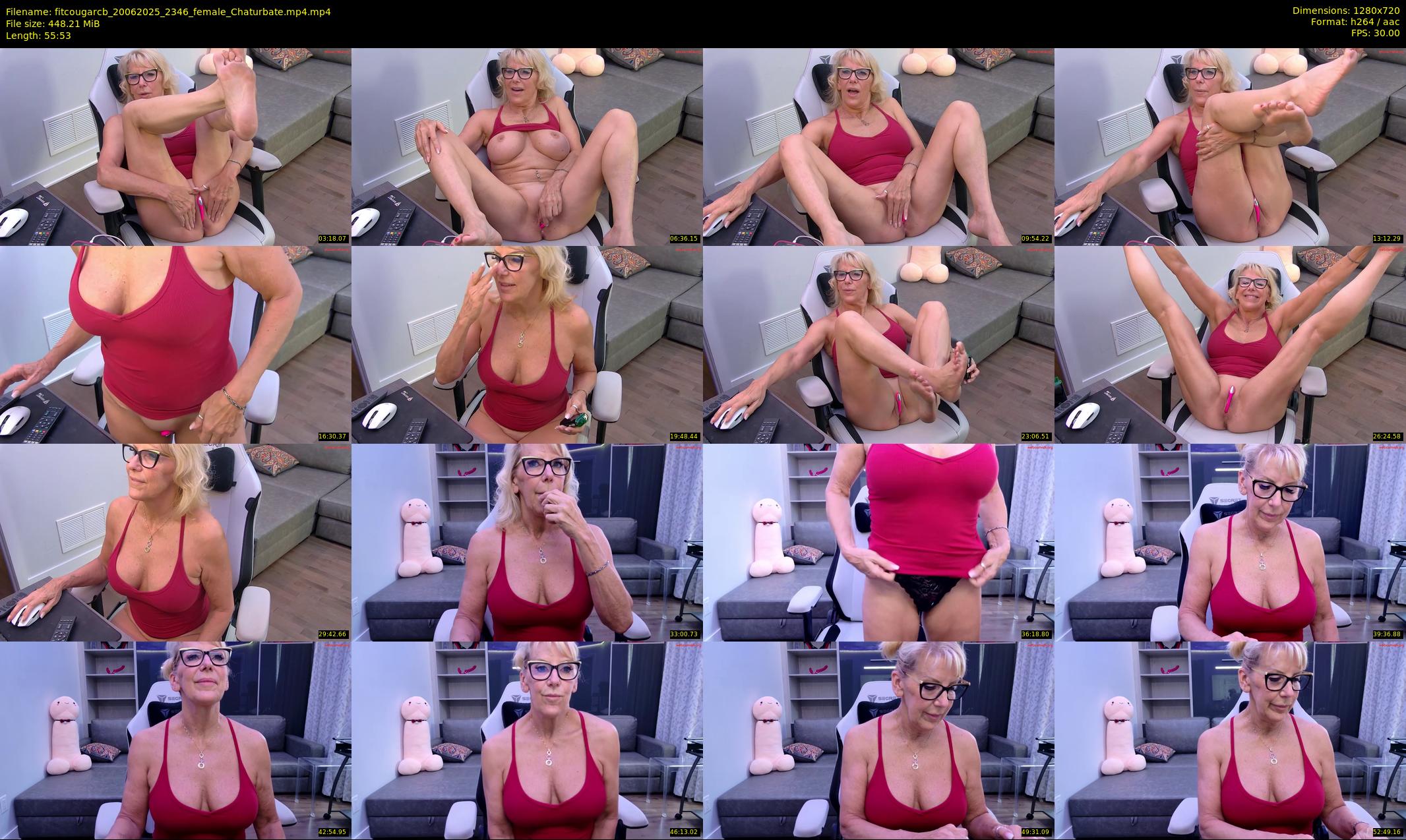 fitcougarcb — 56 minute Chaturbate female cam show recording, 720p, Jun 20, 2025
