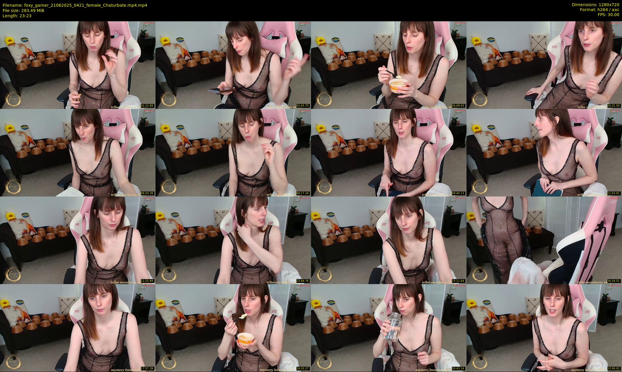 foxy_gamer — 24 minute Chaturbate female cam show recording, 720p, Jun 21, 2025