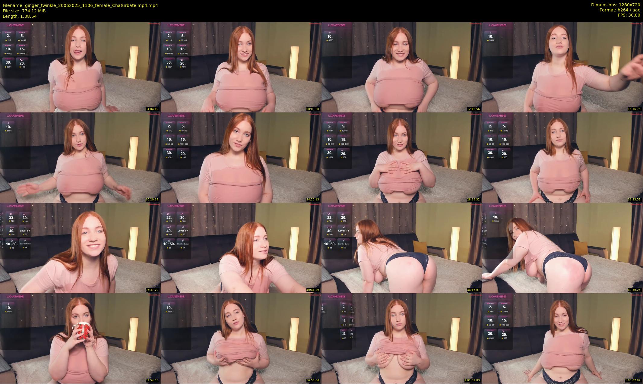 ginger_twinkle — 69 minute Chaturbate female cam show recording, 720p, Jun 20, 2025