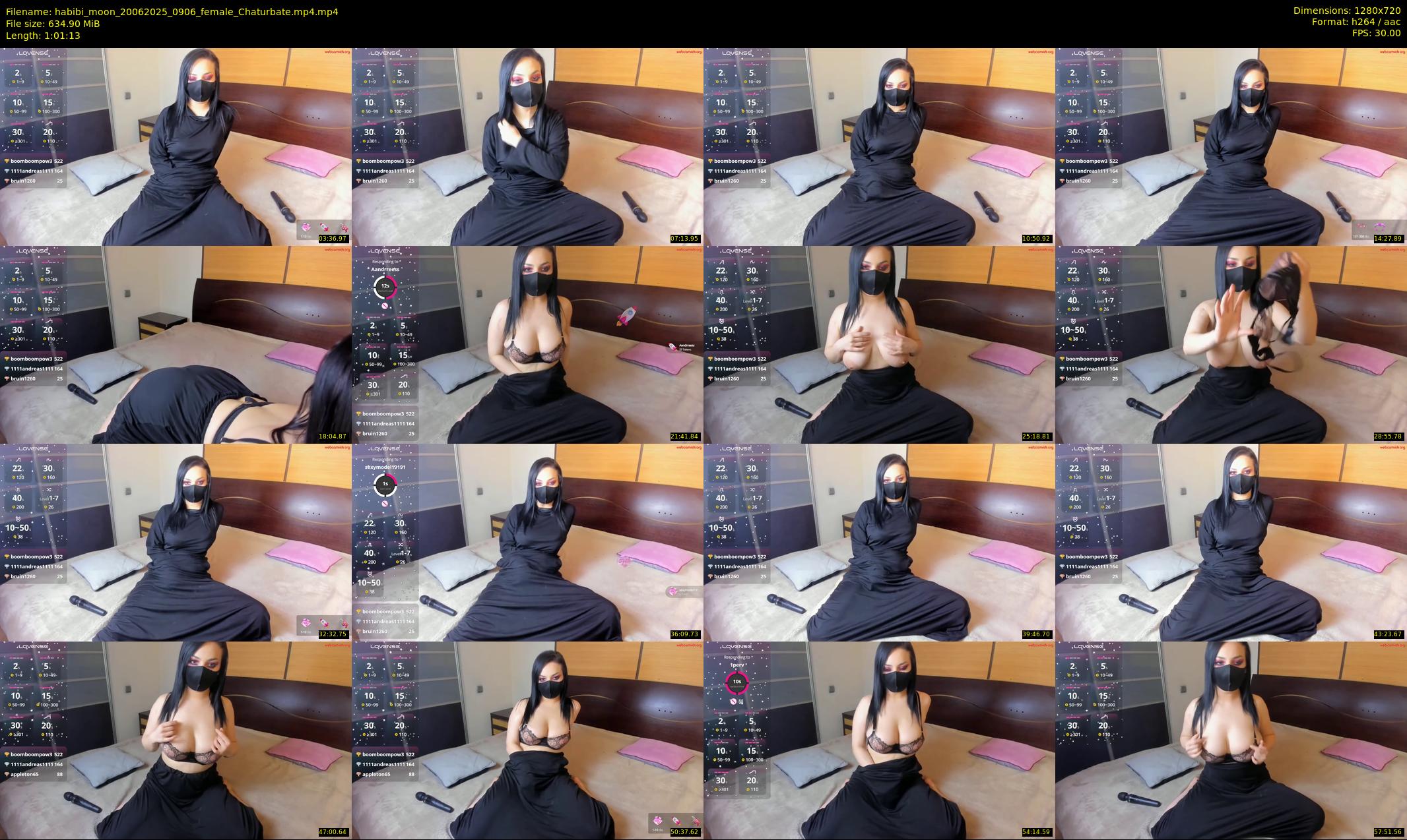 habibi_moon — 62 minute Chaturbate female cam show recording, 720p, Jun 20, 2025