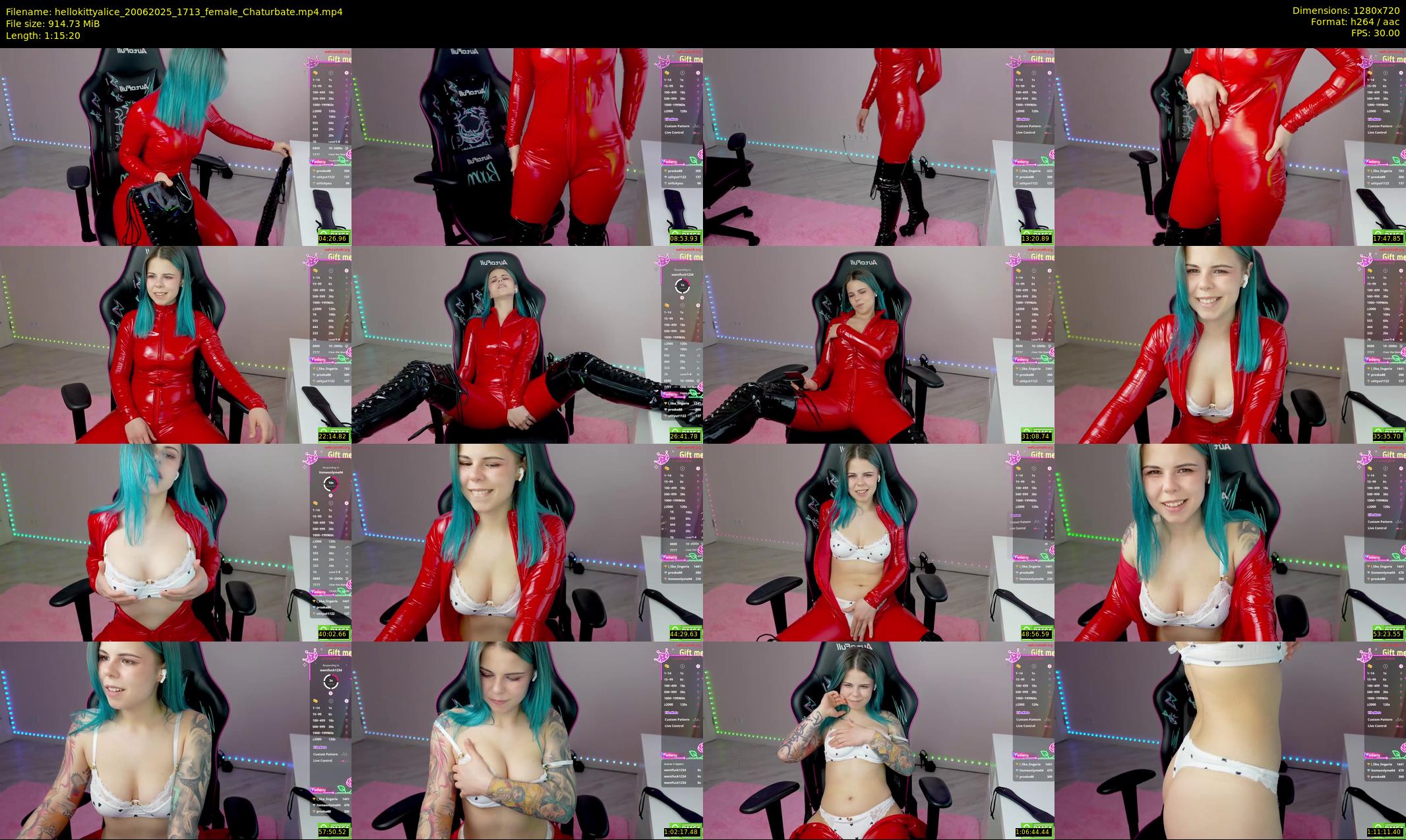 hellokittyalice — 76 minute Chaturbate female cam show recording, 720p, Jun 20, 2025