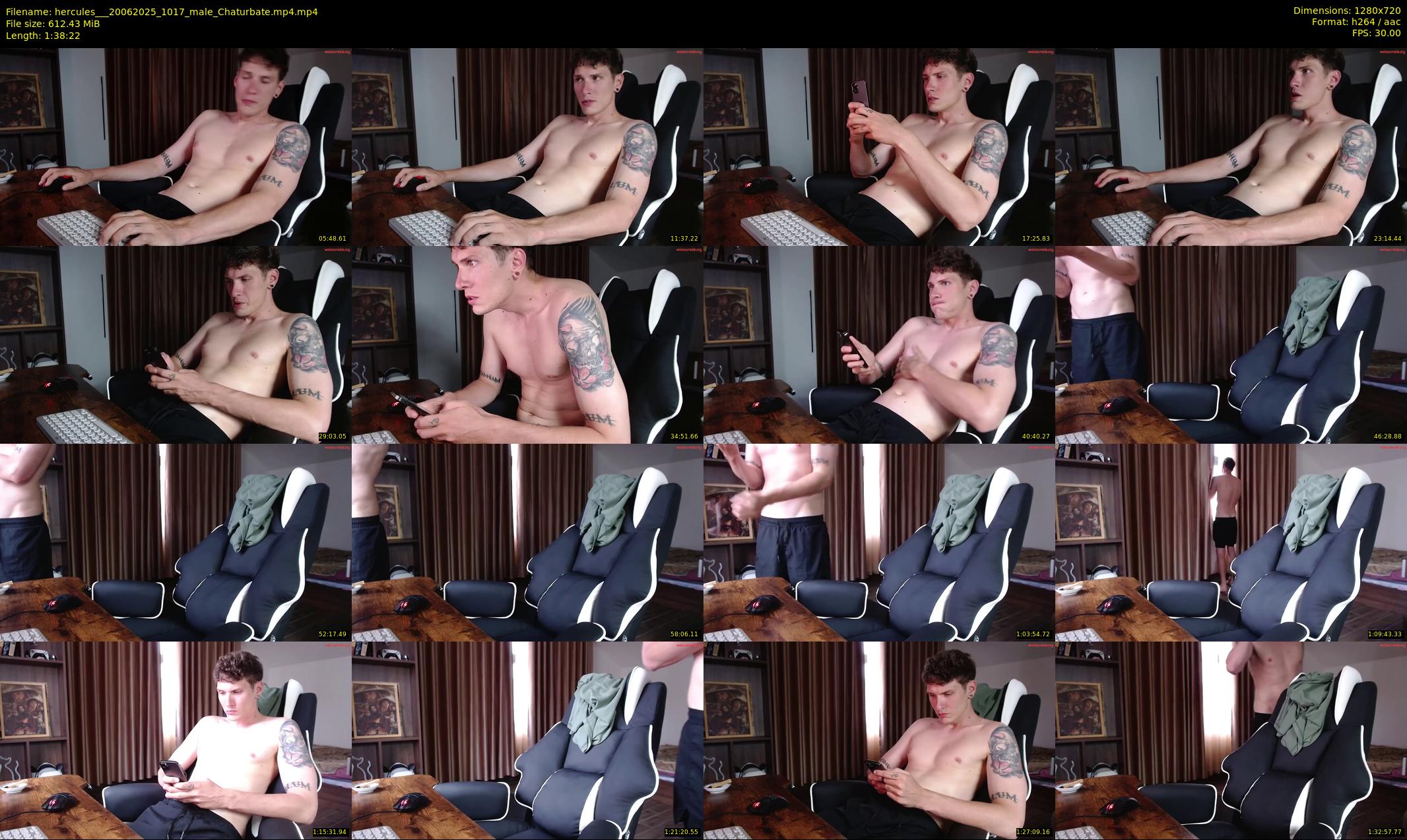 hercules__ — 99 minute Chaturbate male cam show recording, 720p, Jun 20, 2025