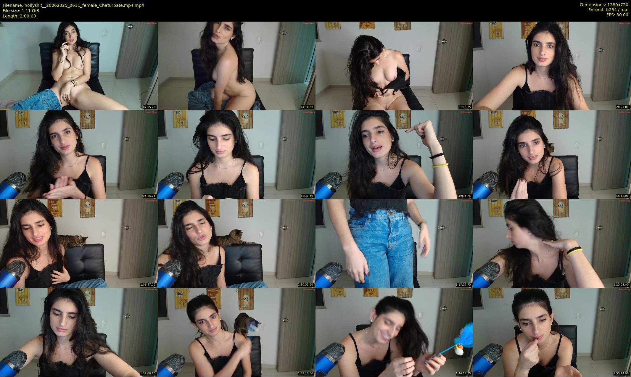 hollyshit_ — 120 minute Chaturbate female cam show recording, 720p, Jun 20, 2025