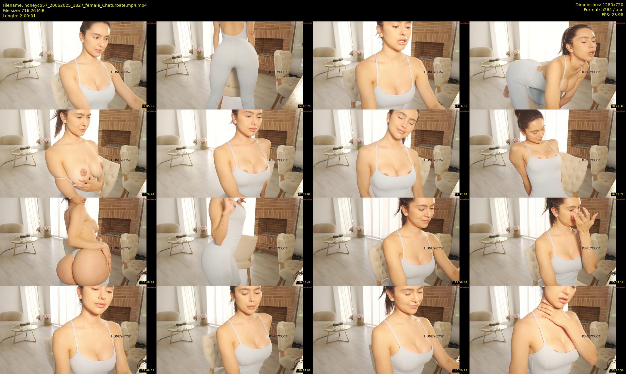 honeyco57 — 121 minute Chaturbate female cam show recording, 720p, Jun 20, 2025