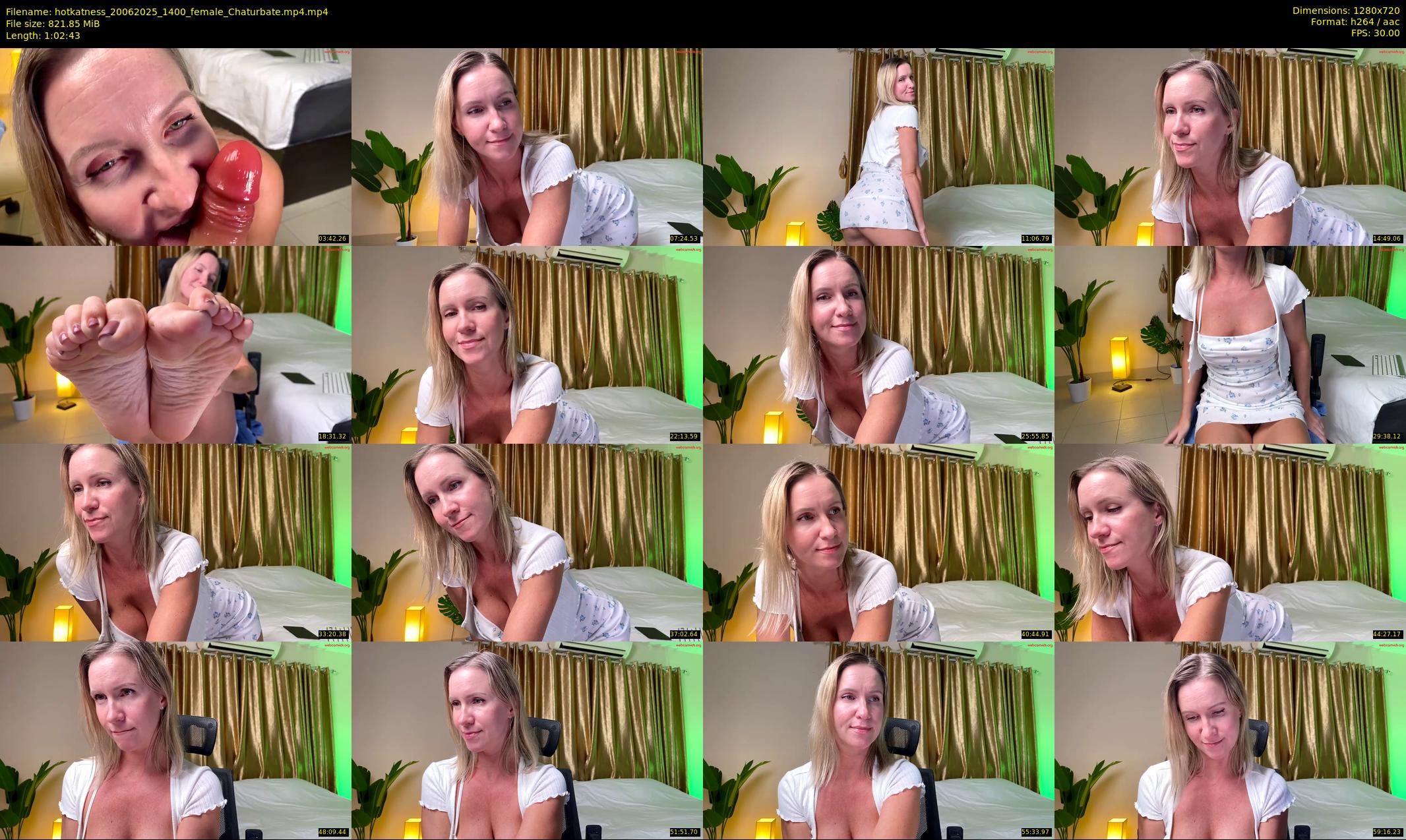hotkatness — 63 minute Chaturbate female cam show recording, 720p, Jun 20, 2025