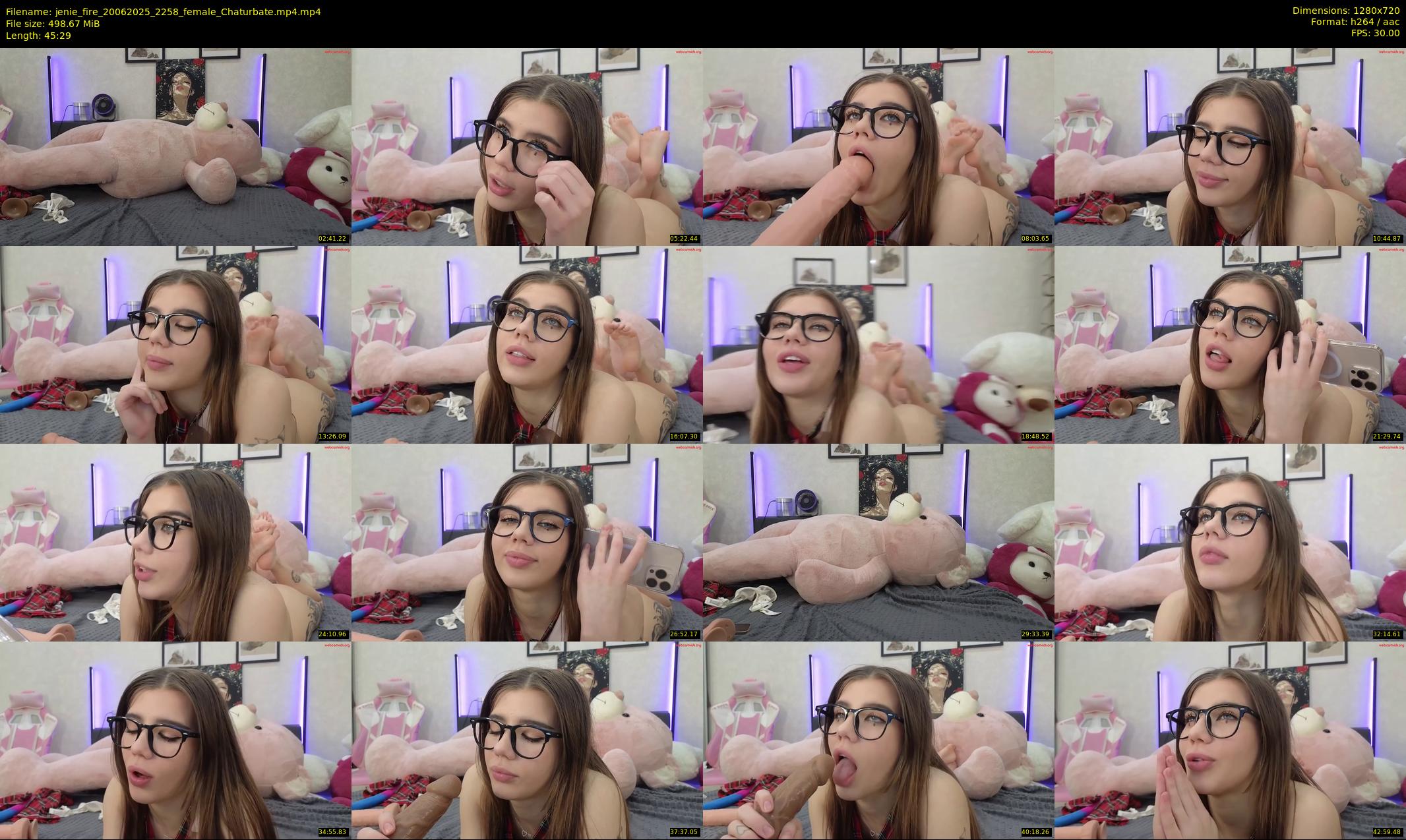 jenie_fire — 46 minute Chaturbate female cam show recording, 720p, Jun 20, 2025