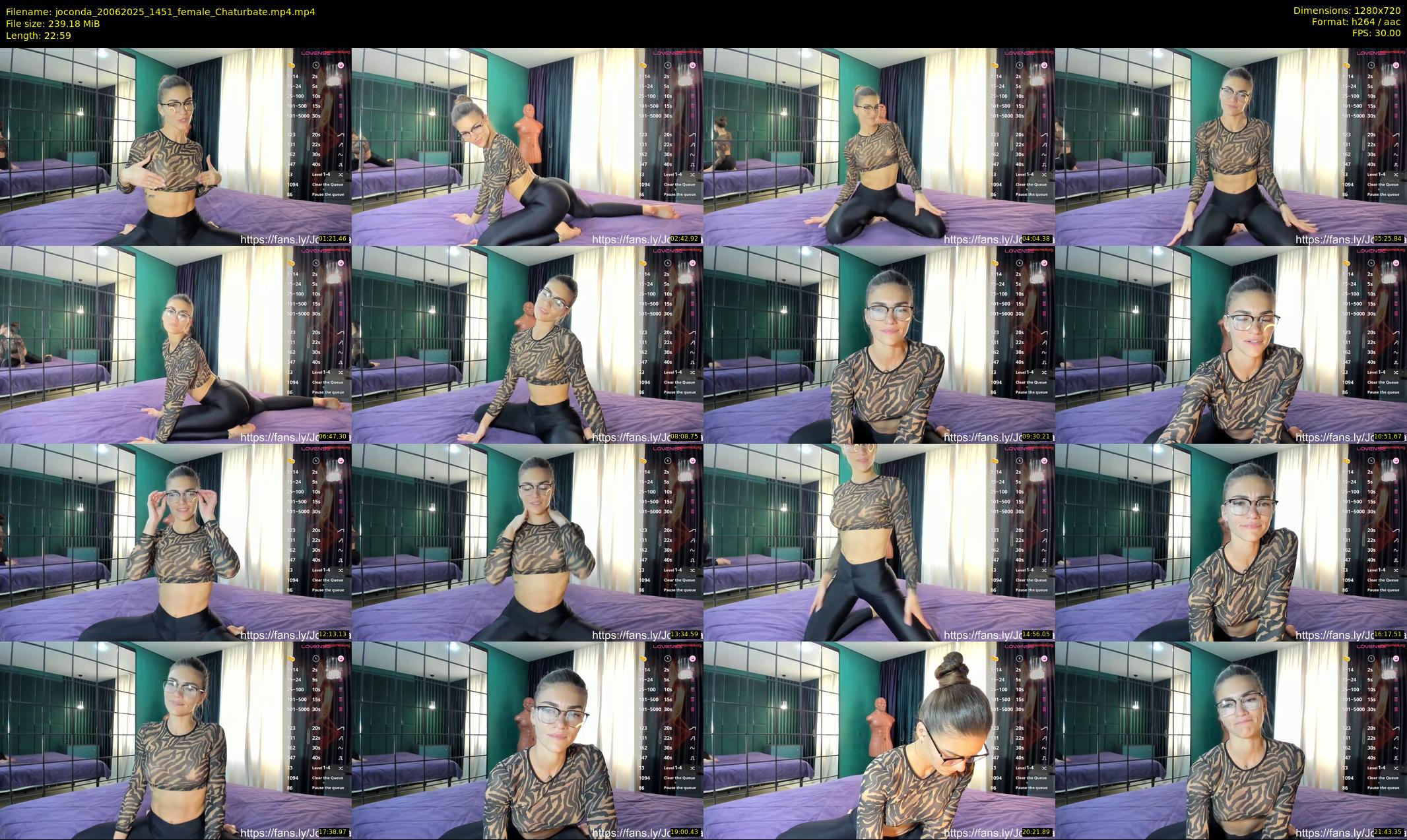 joconda — 23 minute Chaturbate female cam show recording, 720p, Jun 20, 2025
