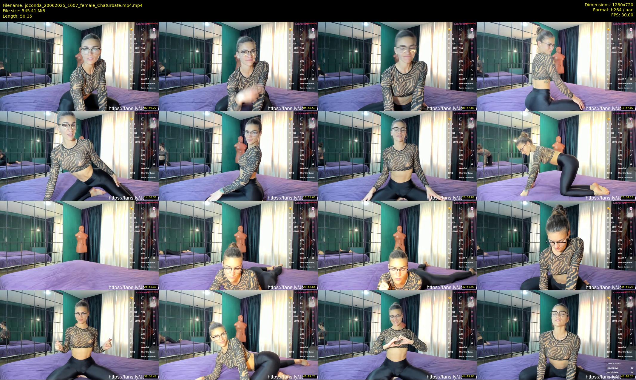 joconda — 51 minute Chaturbate female cam show recording, 720p, Jun 20, 2025