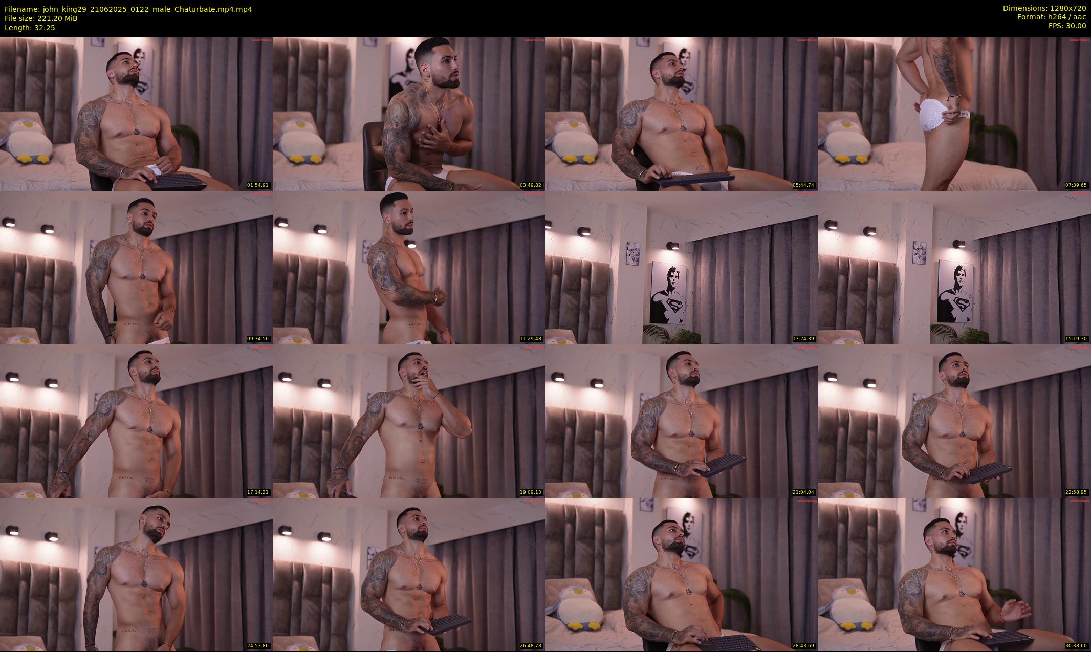 john_king29 — 33 minute Chaturbate male cam show recording, 720p, Jun 21, 2025