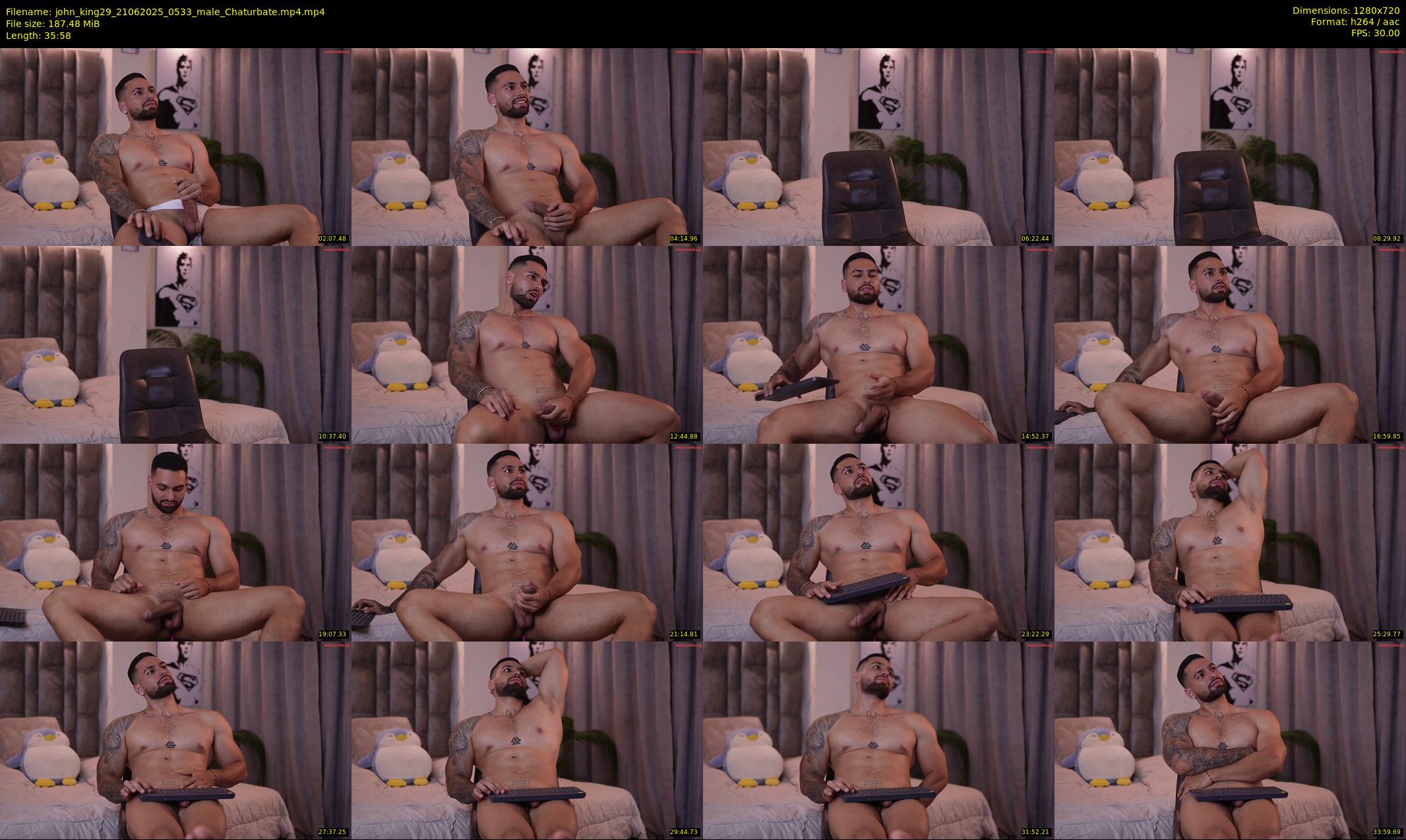 john_king29 — 36 minute Chaturbate male cam show recording, 720p, Jun 21, 2025