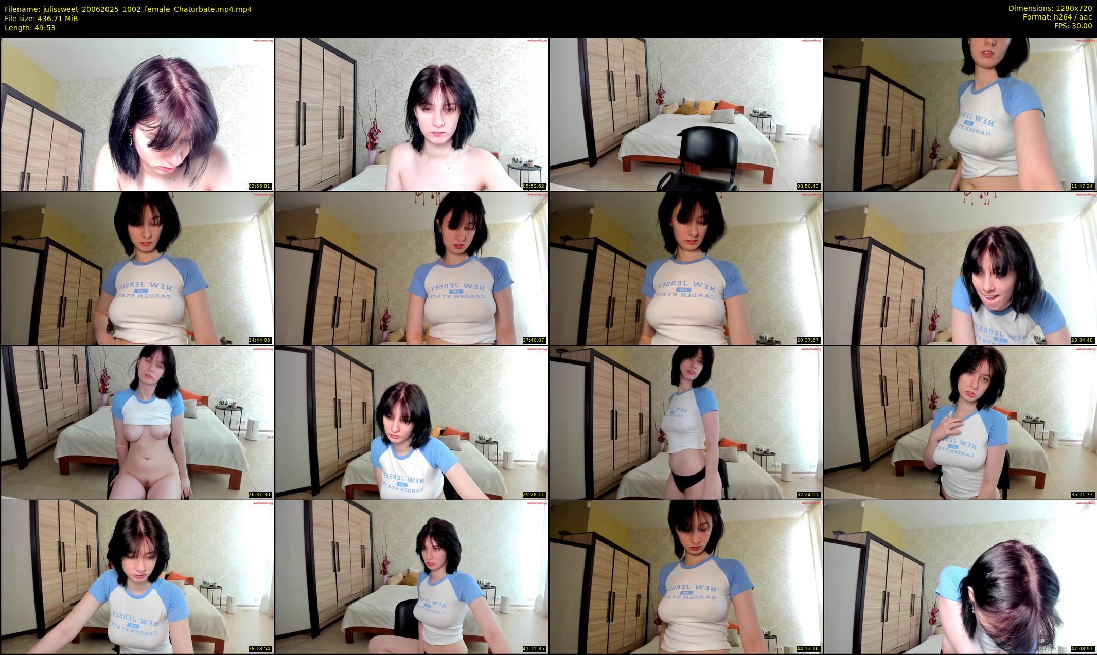 julissweet — 50 minute Chaturbate female cam show recording, 720p, Jun 20, 2025