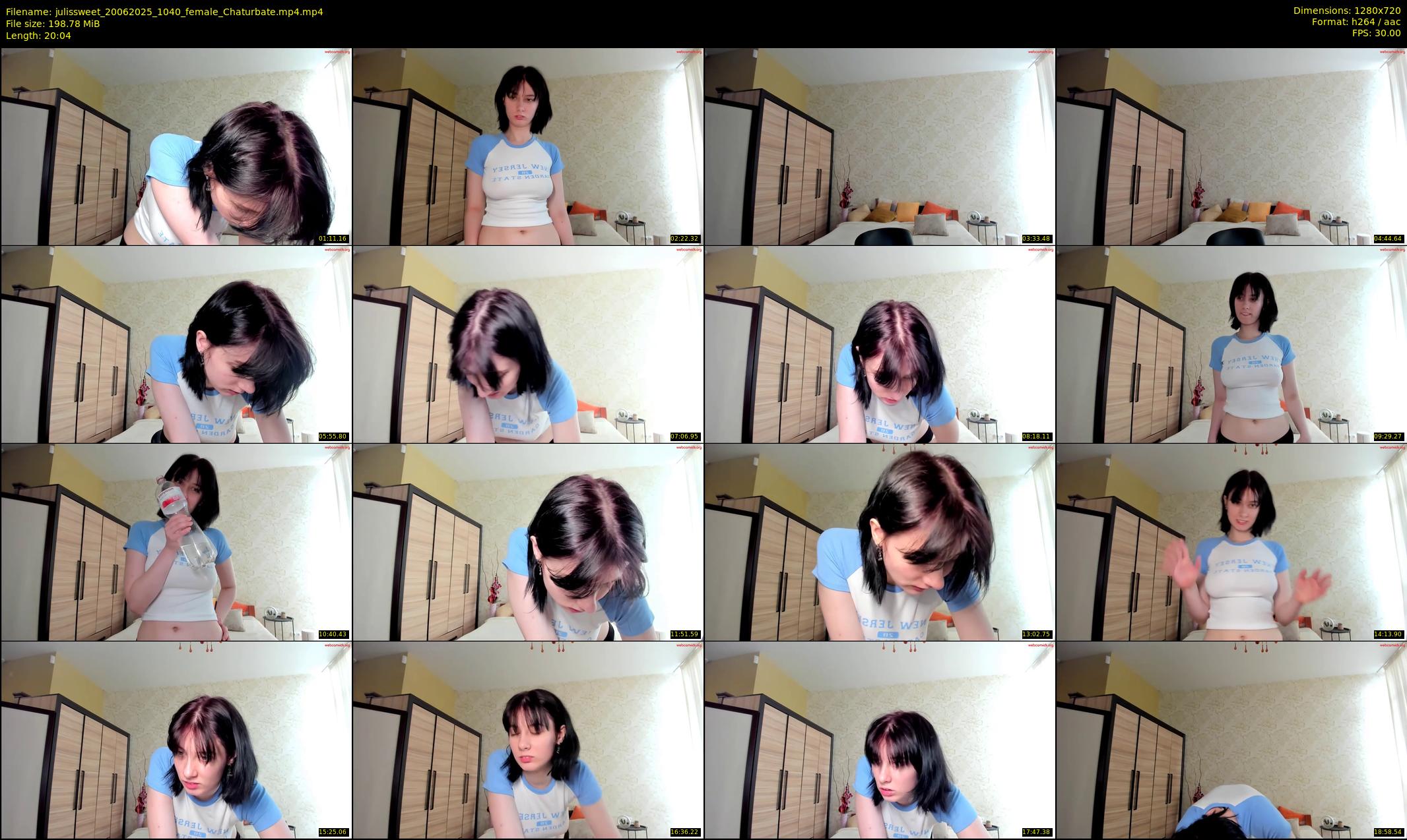 julissweet — 21 minute Chaturbate female cam show recording, 720p, Jun 20, 2025