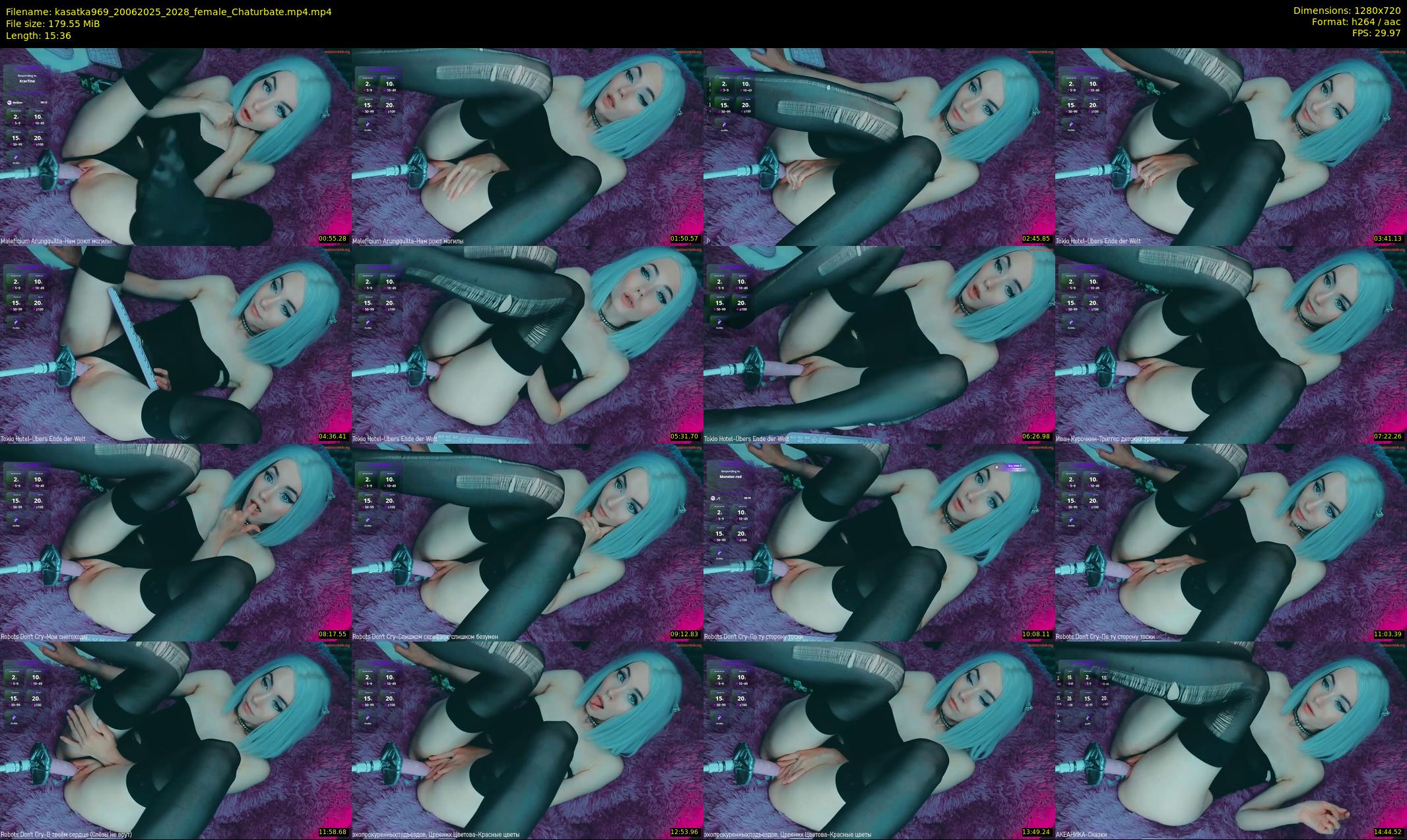 kasatka969 — 16 minute Chaturbate female cam show recording, 720p, Jun 20, 2025