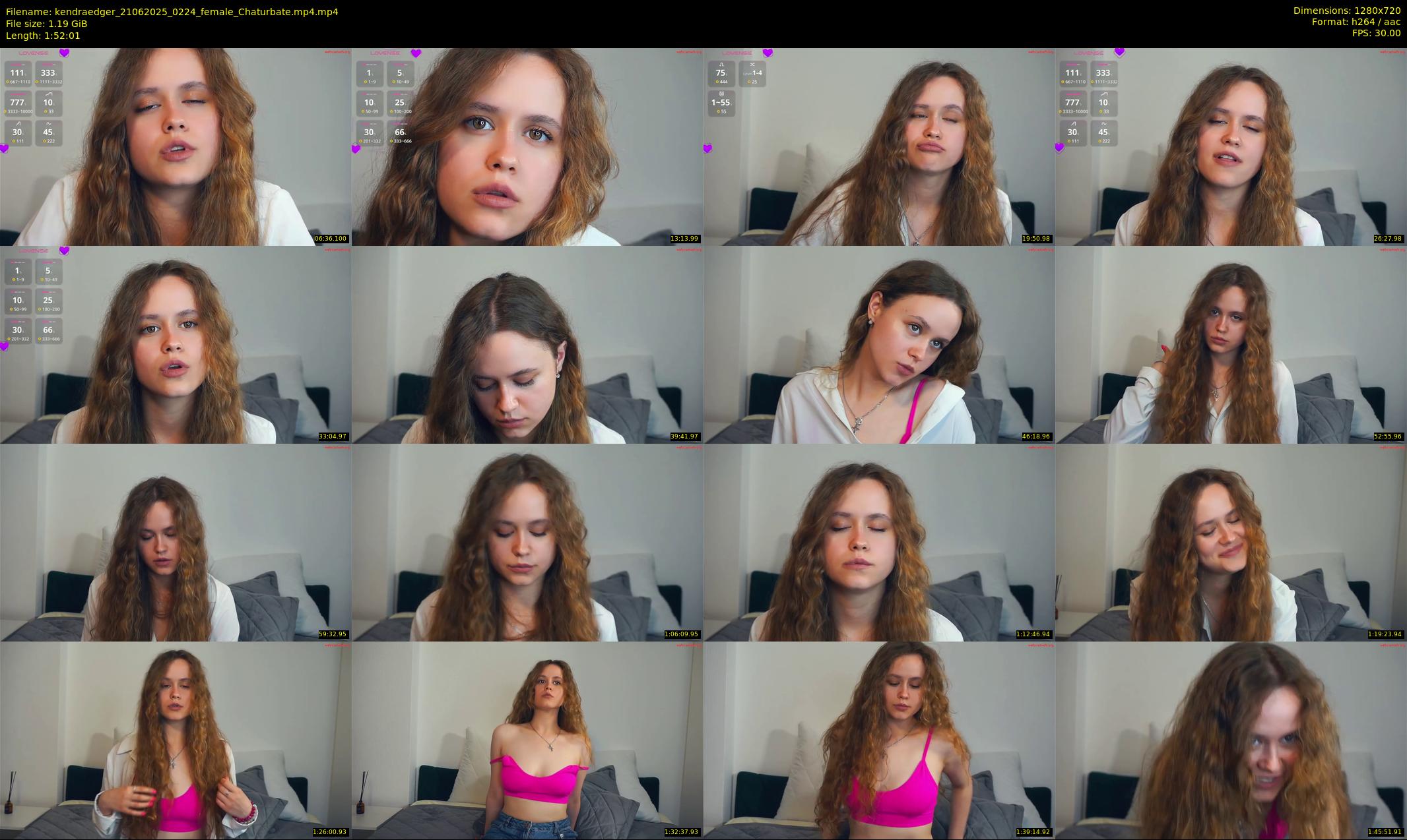 kendraedger — 113 minute Chaturbate female cam show recording, 720p, Jun 21, 2025