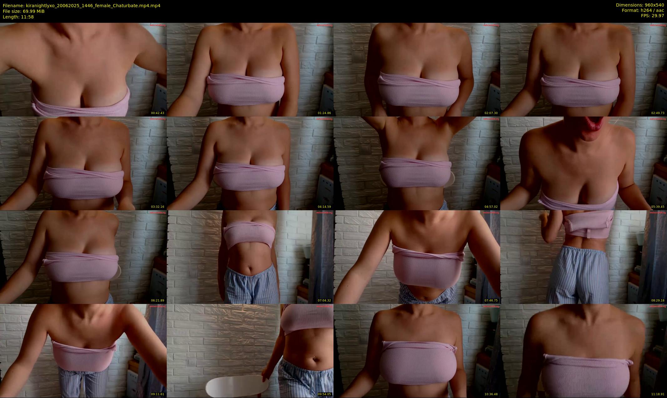 kiranightlyxo — 12 minute Chaturbate female cam show recording, 480p, Jun 20, 2025