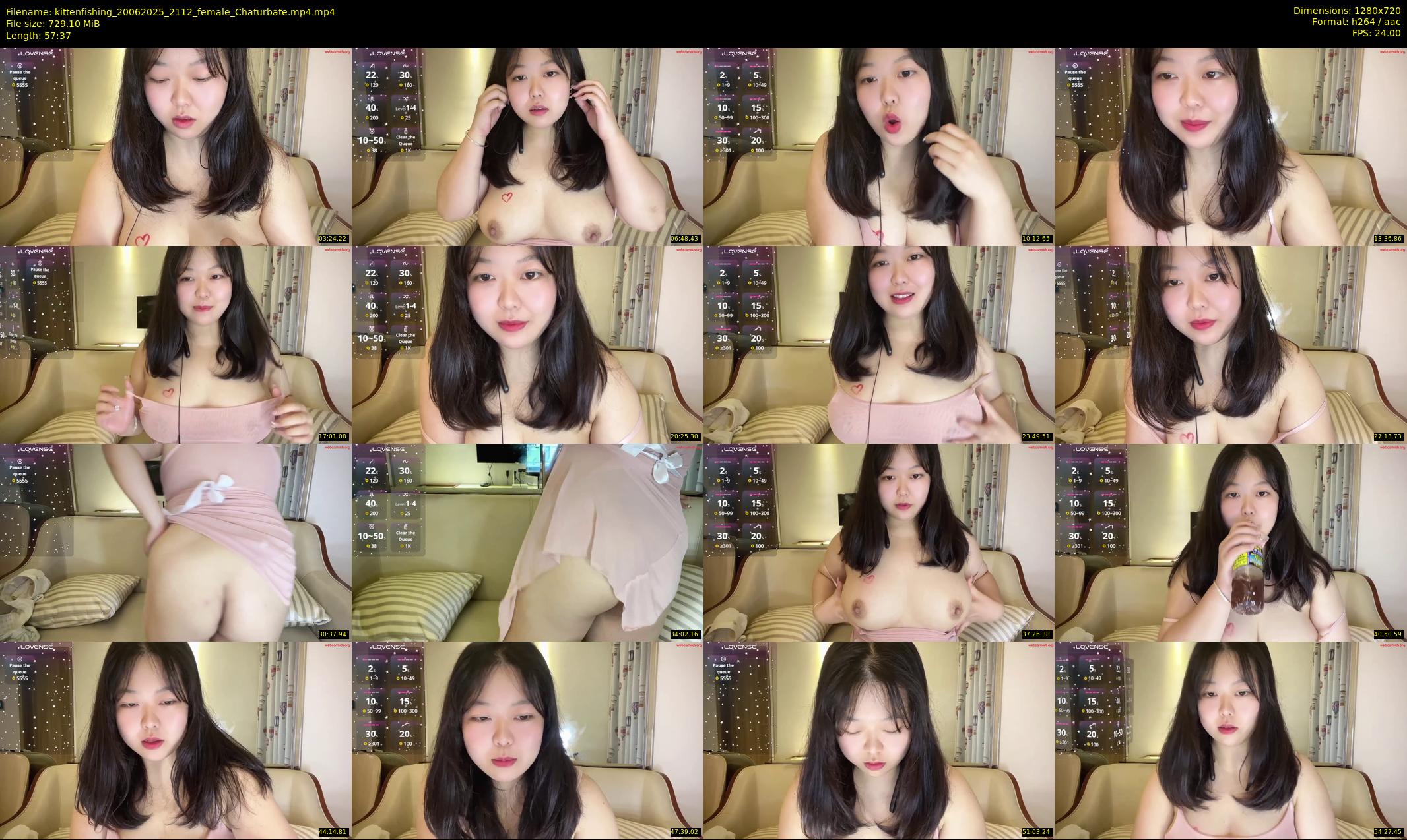 kittenfishing — 58 minute Chaturbate female cam show recording, 720p, Jun 20, 2025