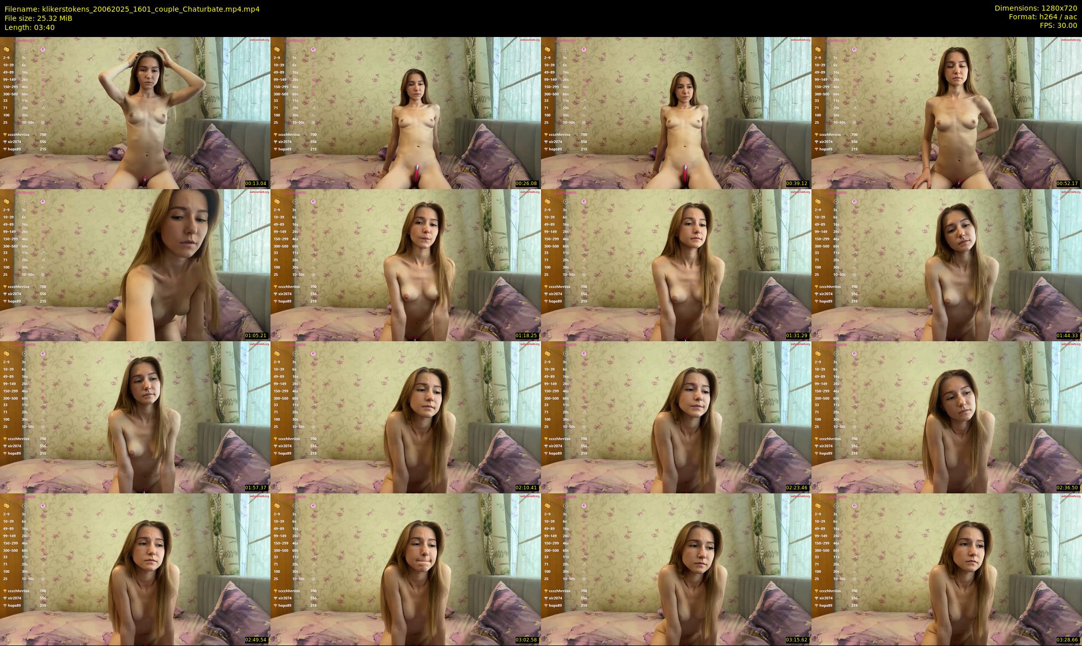 klikerstokens — 4 minute Chaturbate couple cam show recording, 720p, Jun 20, 2025