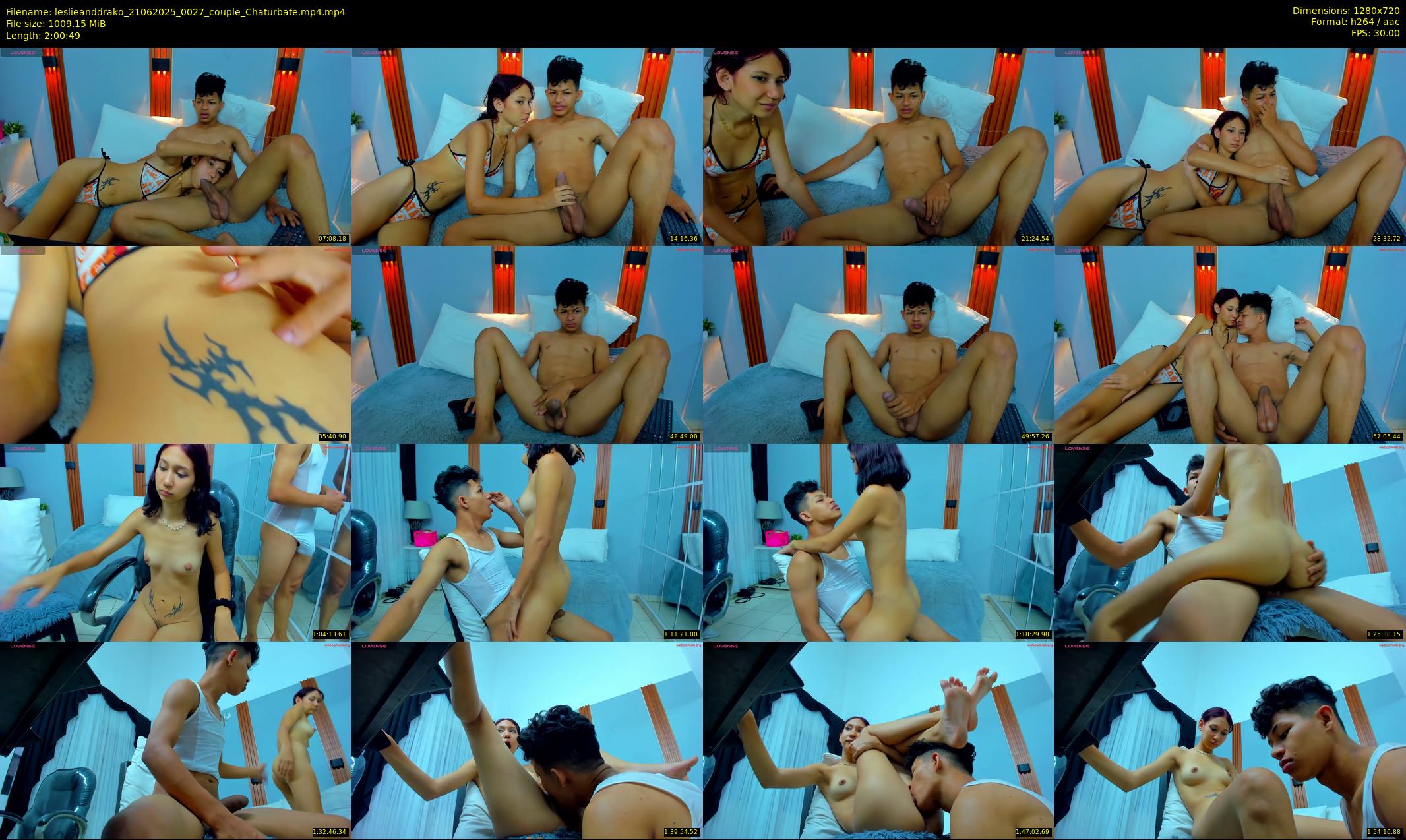 leslieanddrako — 121 minute Chaturbate couple cam show recording, 720p, Jun 21, 2025