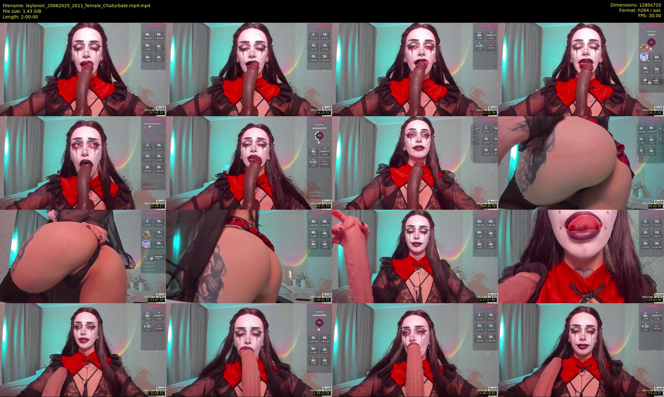 leylanoir — 120 minute Chaturbate female cam show recording, 720p, Jun 20, 2025