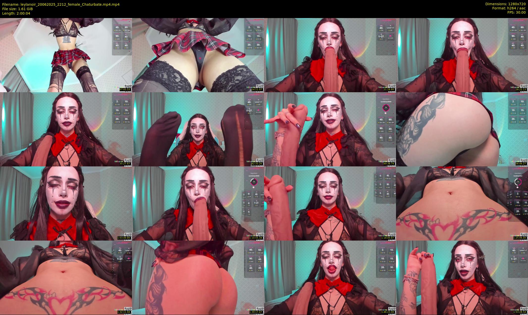 leylanoir — 121 minute Chaturbate female cam show recording, 720p, Jun 20, 2025