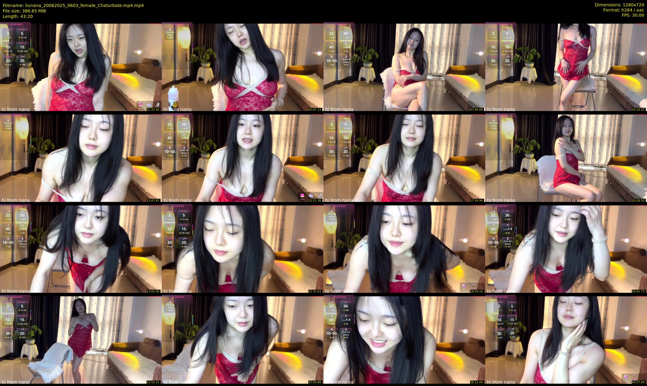 liunana — 44 minute Chaturbate female cam show recording, 720p, Jun 20, 2025