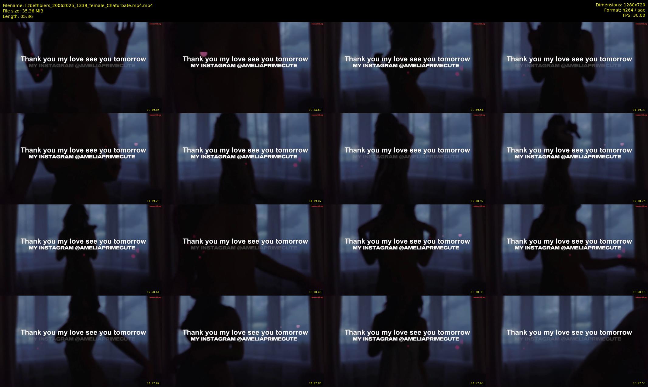 lizbethbiers — 6 minute Chaturbate female cam show recording, 720p, Jun 20, 2025
