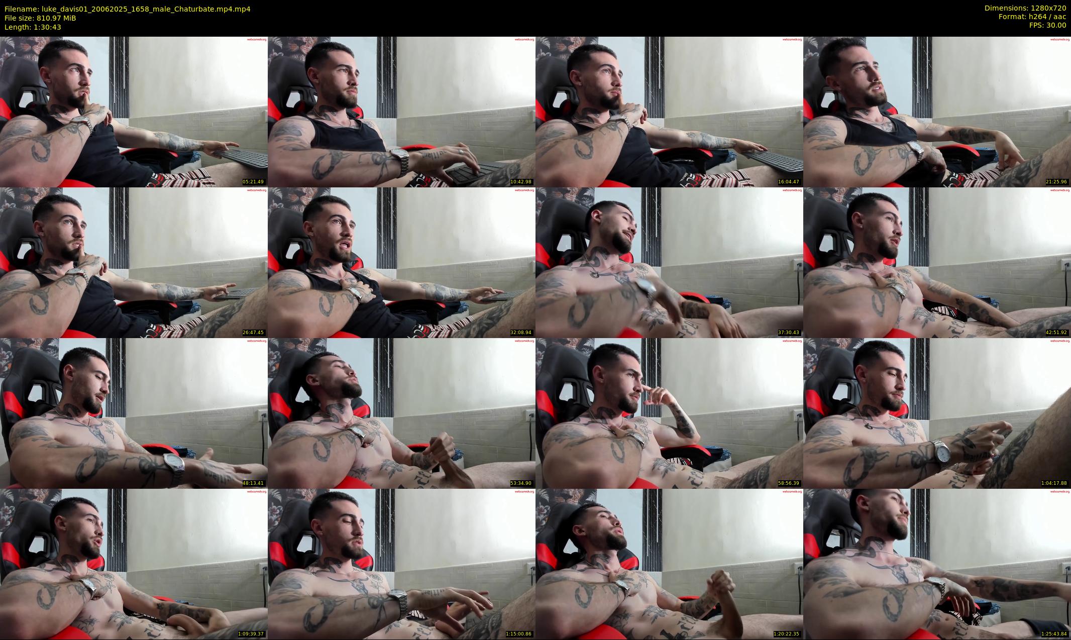 luke_davis01 — 91 minute Chaturbate male cam show recording, 720p, Jun 20, 2025