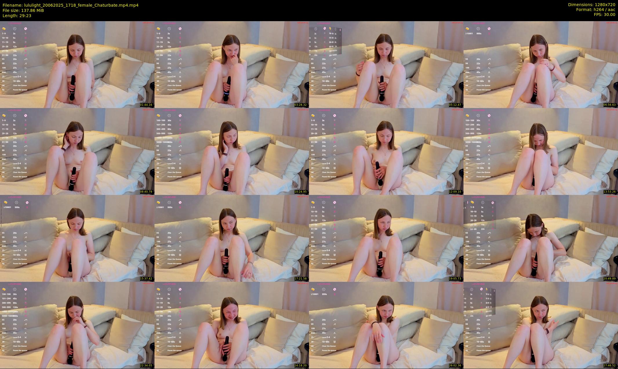 lululight — 30 minute Chaturbate female cam show recording, 720p, Jun 20, 2025
