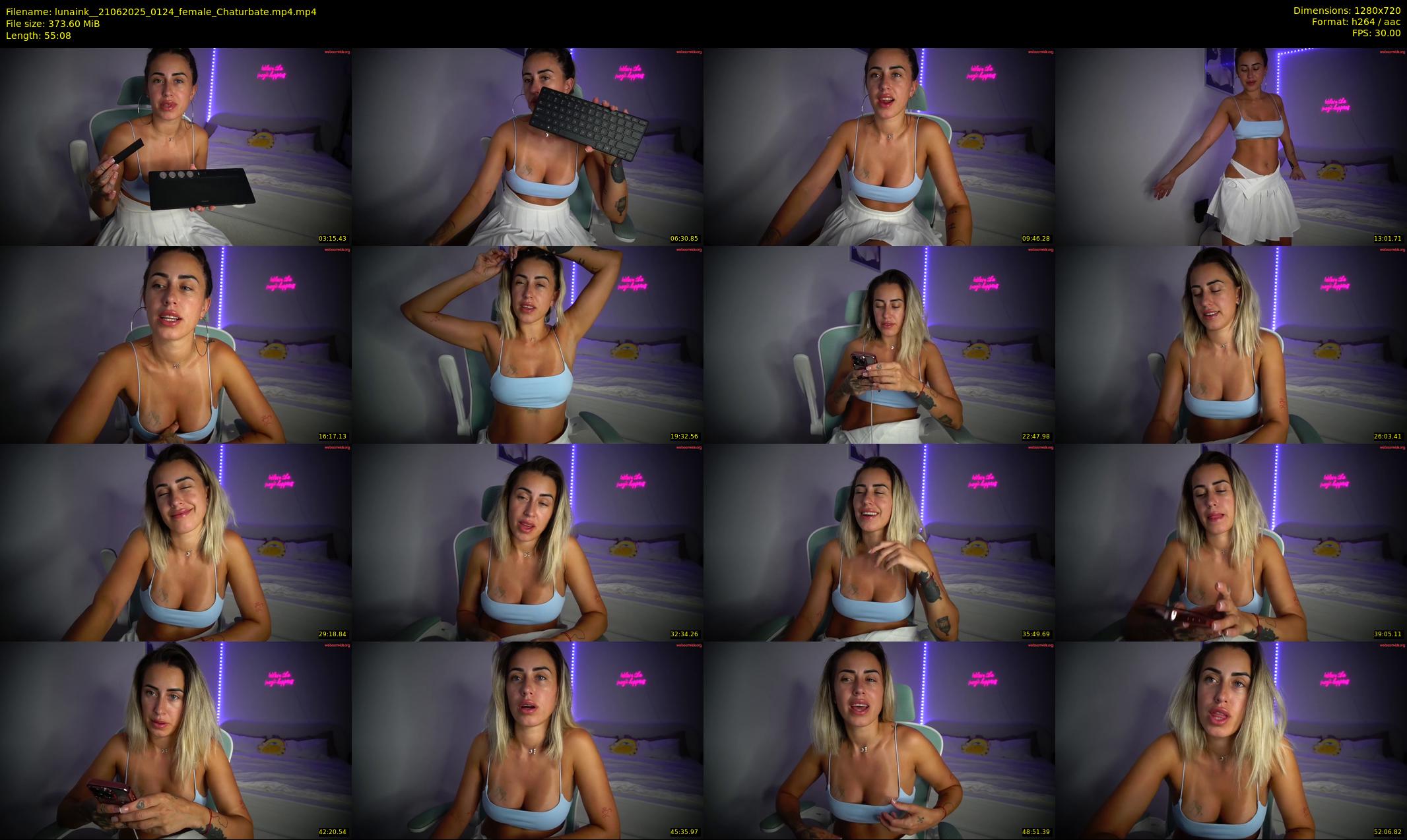 lunaink_ — 56 minute Chaturbate female cam show recording, 720p, Jun 21, 2025