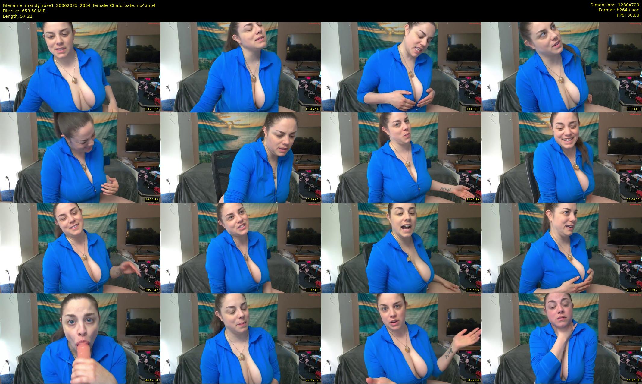 mandy_rose1 — 58 minute Chaturbate female cam show recording, 720p, Jun 20, 2025