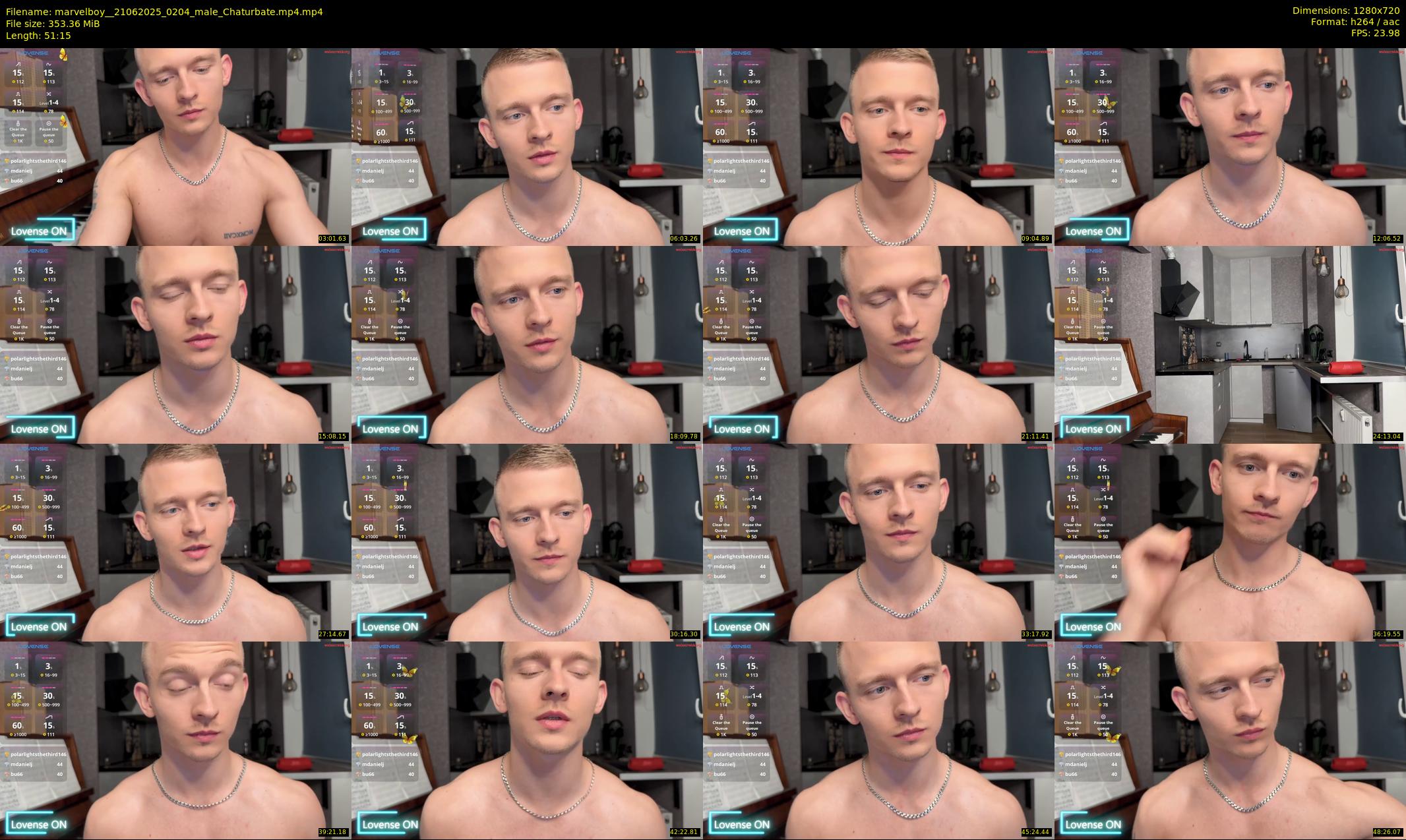marvelboy_ — 52 minute Chaturbate male cam show recording, 720p, Jun 21, 2025