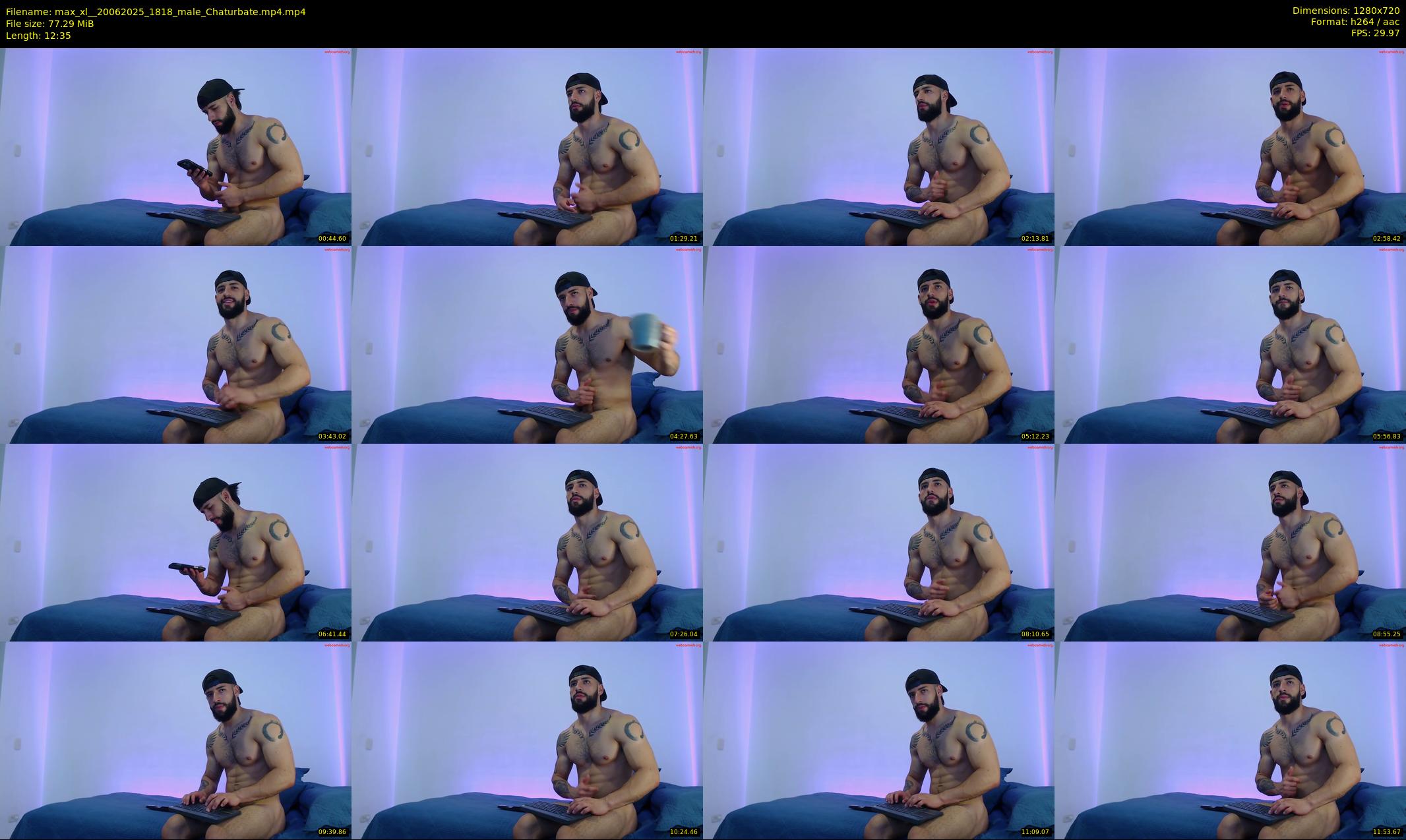 max_xl_ — 13 minute Chaturbate male cam show recording, 720p, Jun 20, 2025