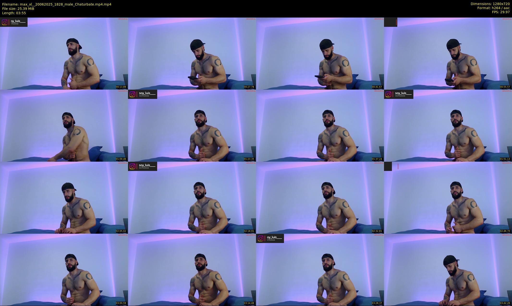 max_xl_ — 4 minute Chaturbate male cam show recording, 720p, Jun 20, 2025