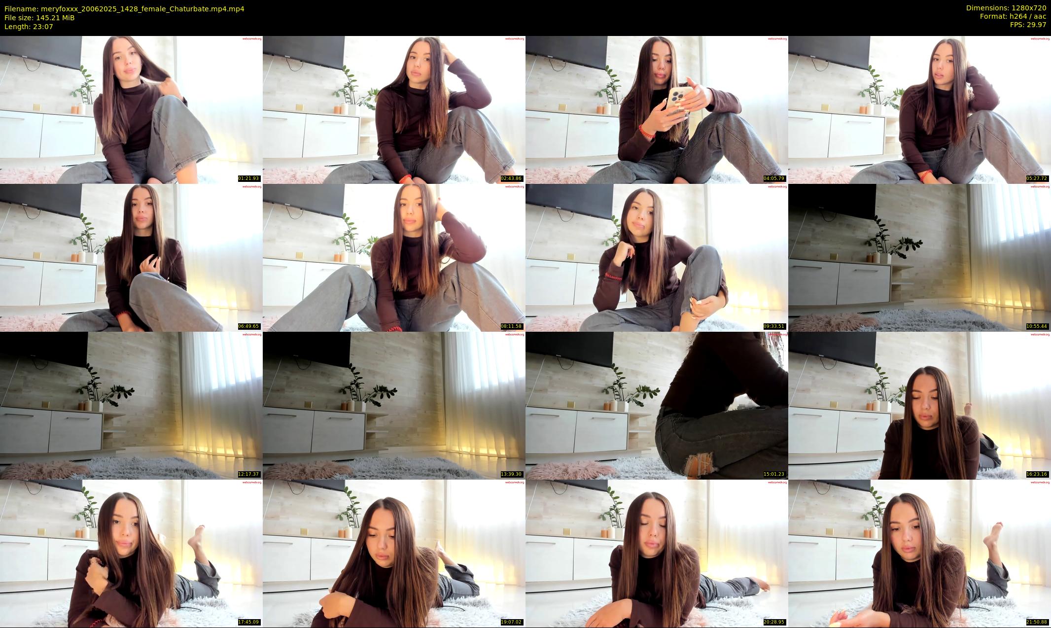 meryfoxxx — 24 minute Chaturbate female cam show recording, 720p, Jun 20, 2025