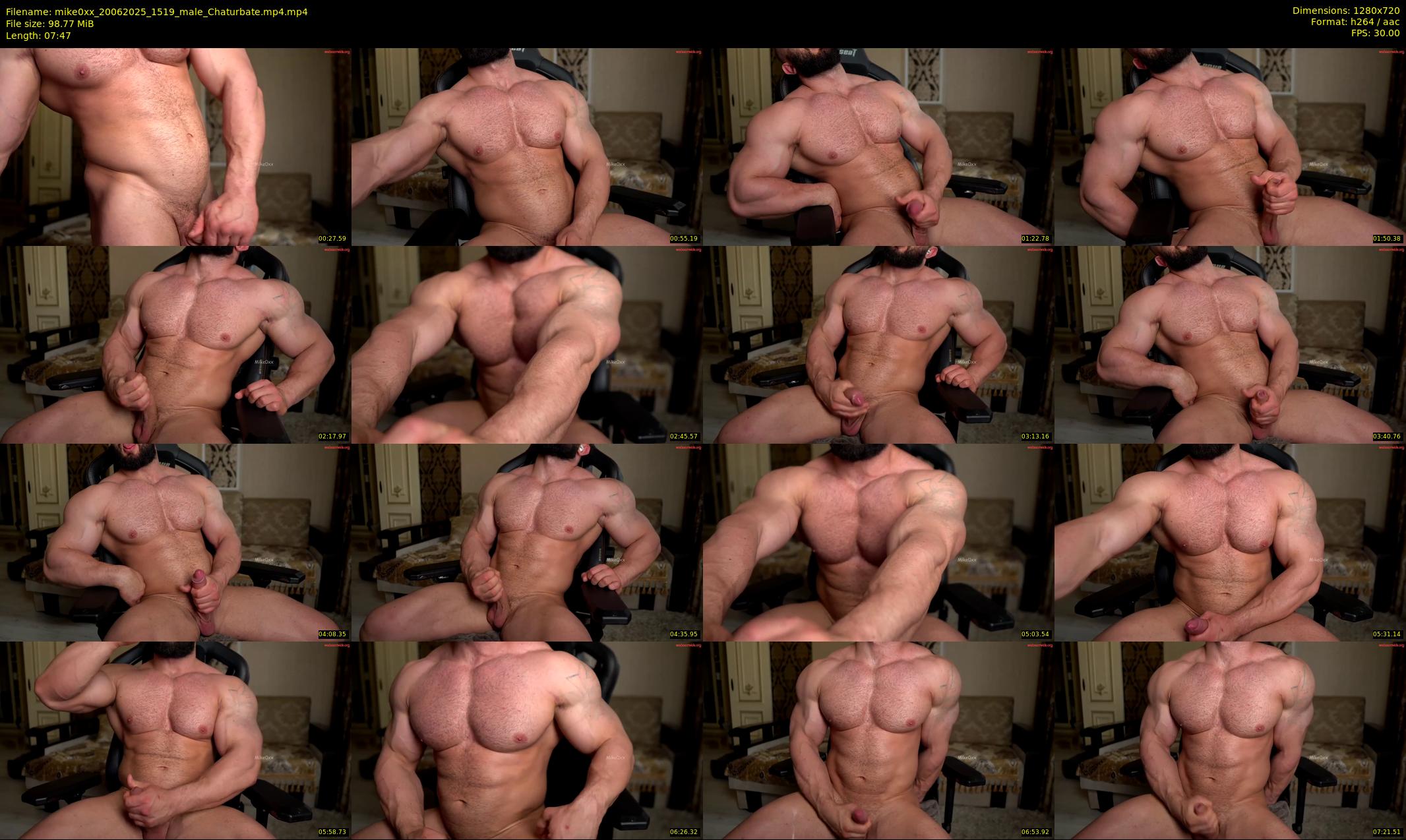 mike0xx — 8 minute Chaturbate male cam show recording, 720p, Jun 20, 2025