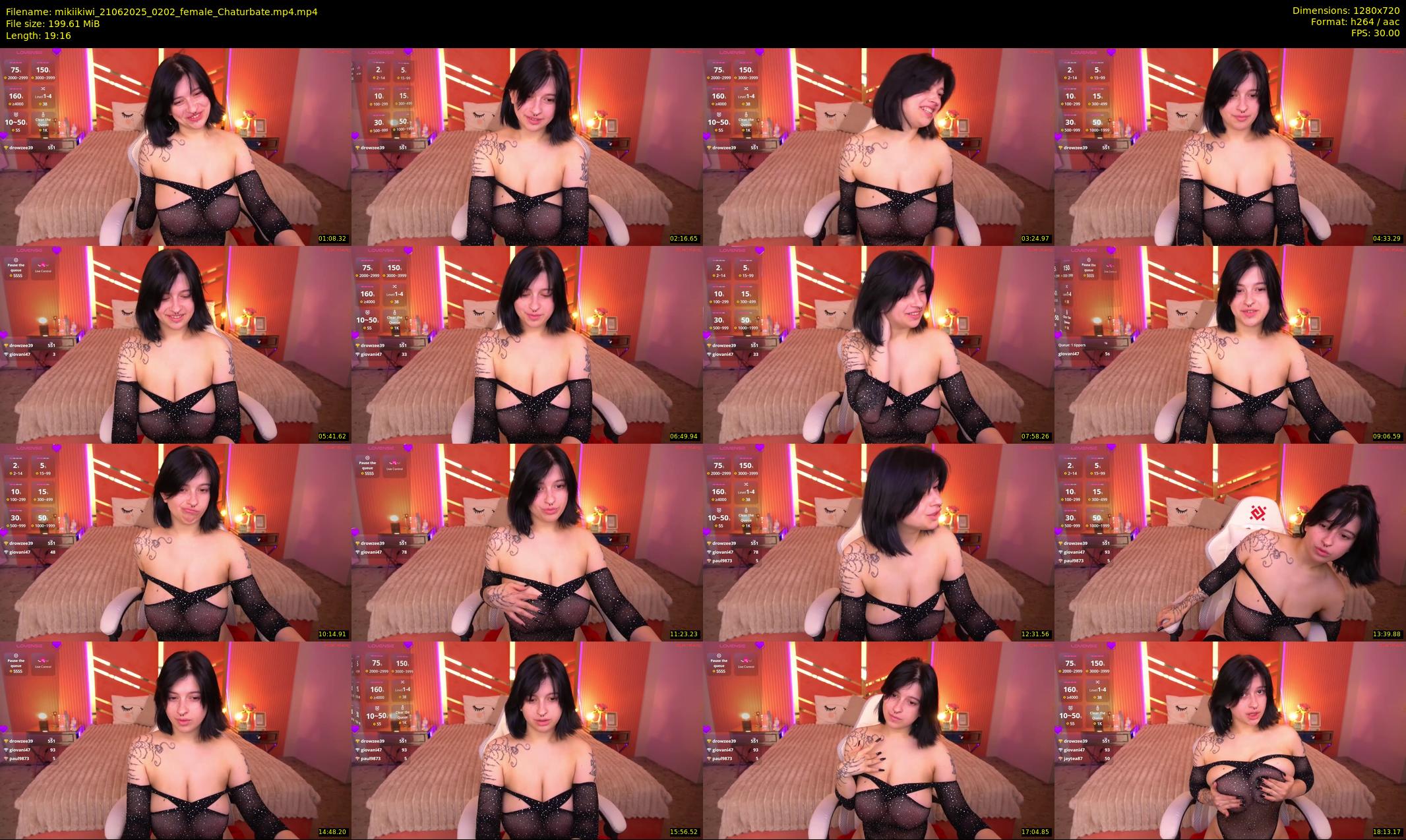 mikiikiwi — 20 minute Chaturbate female cam show recording, 720p, Jun 21, 2025