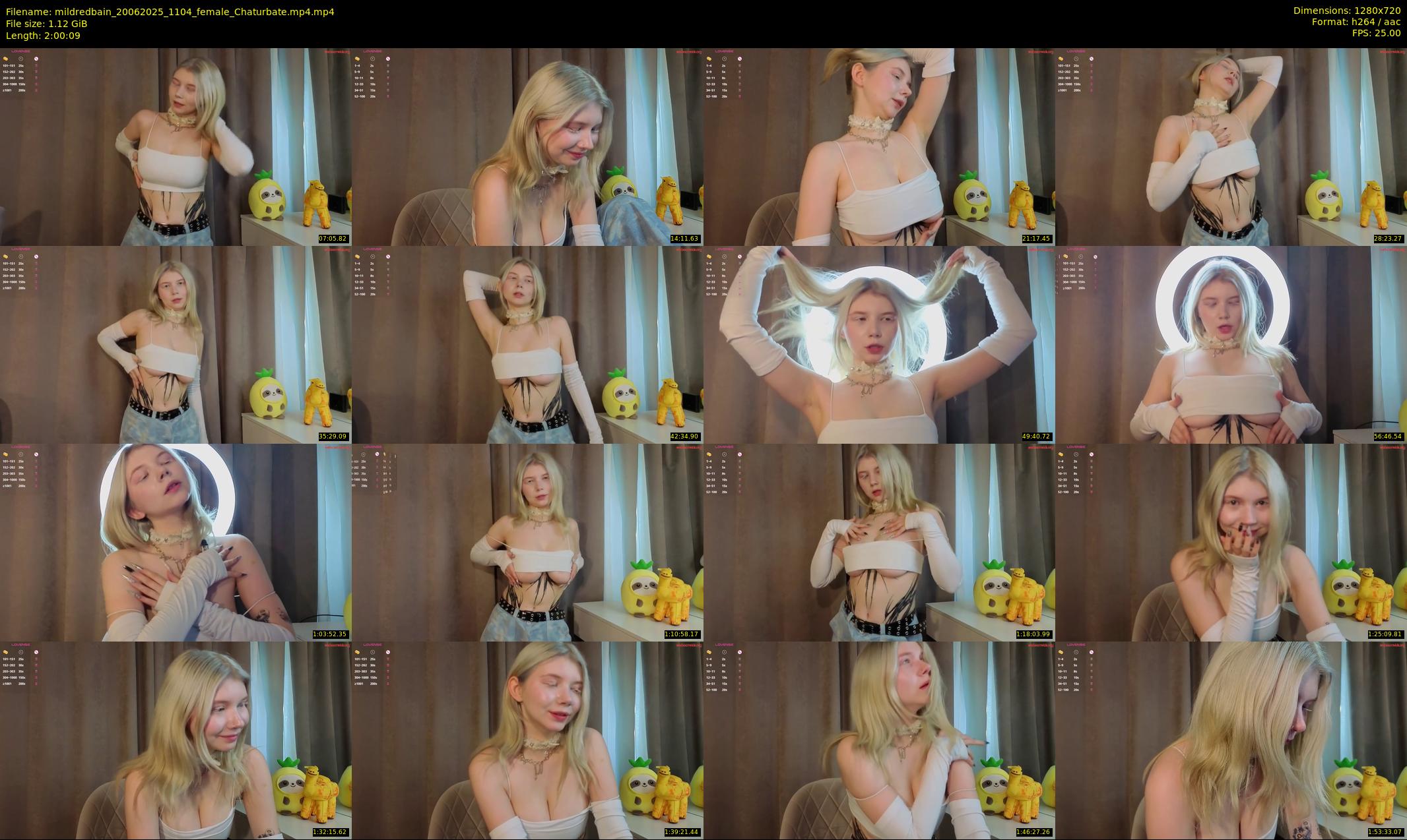 mildredbain — 121 minute Chaturbate female cam show recording, 720p, Jun 20, 2025