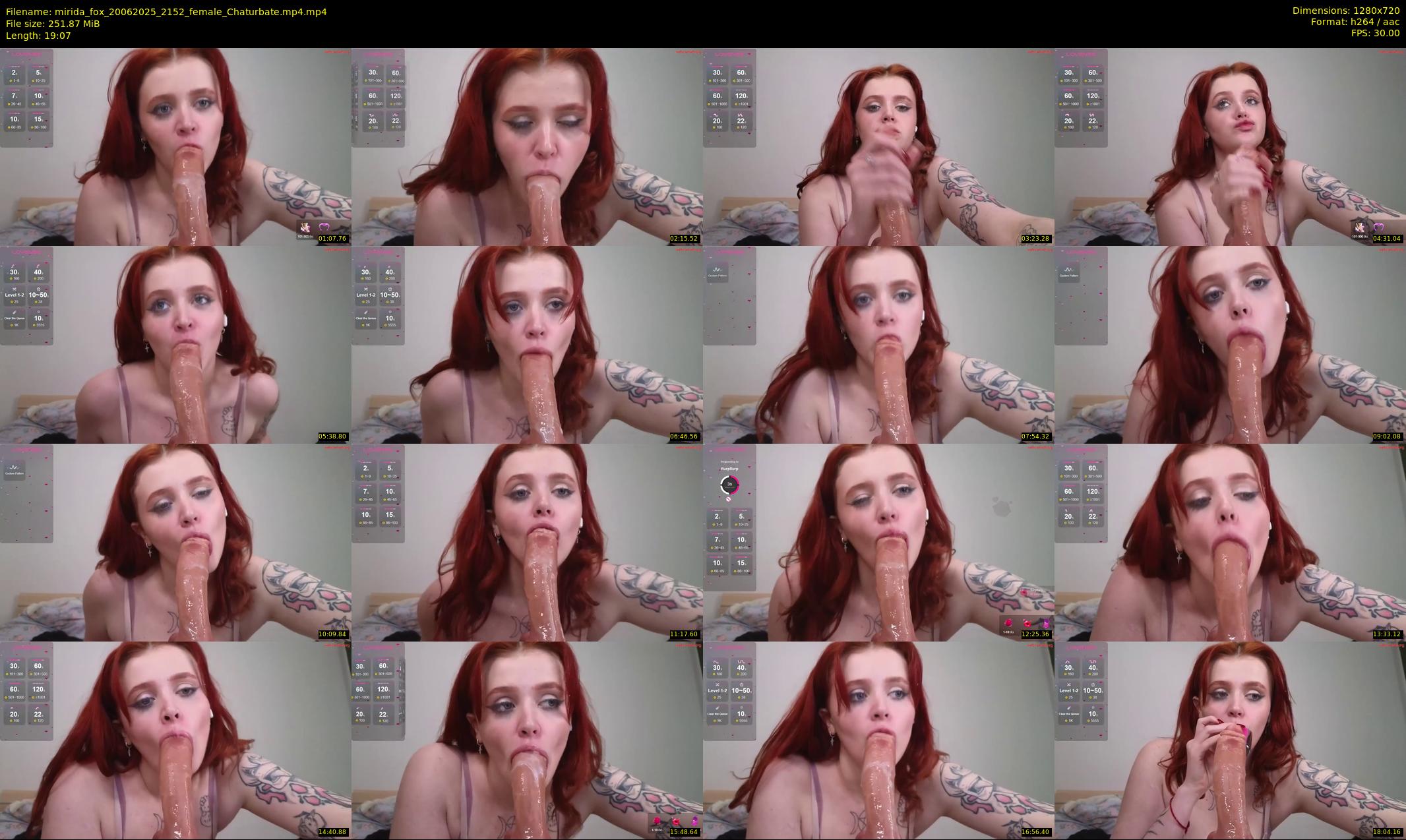 mirida_fox — 20 minute Chaturbate female cam show recording, 720p, Jun 20, 2025