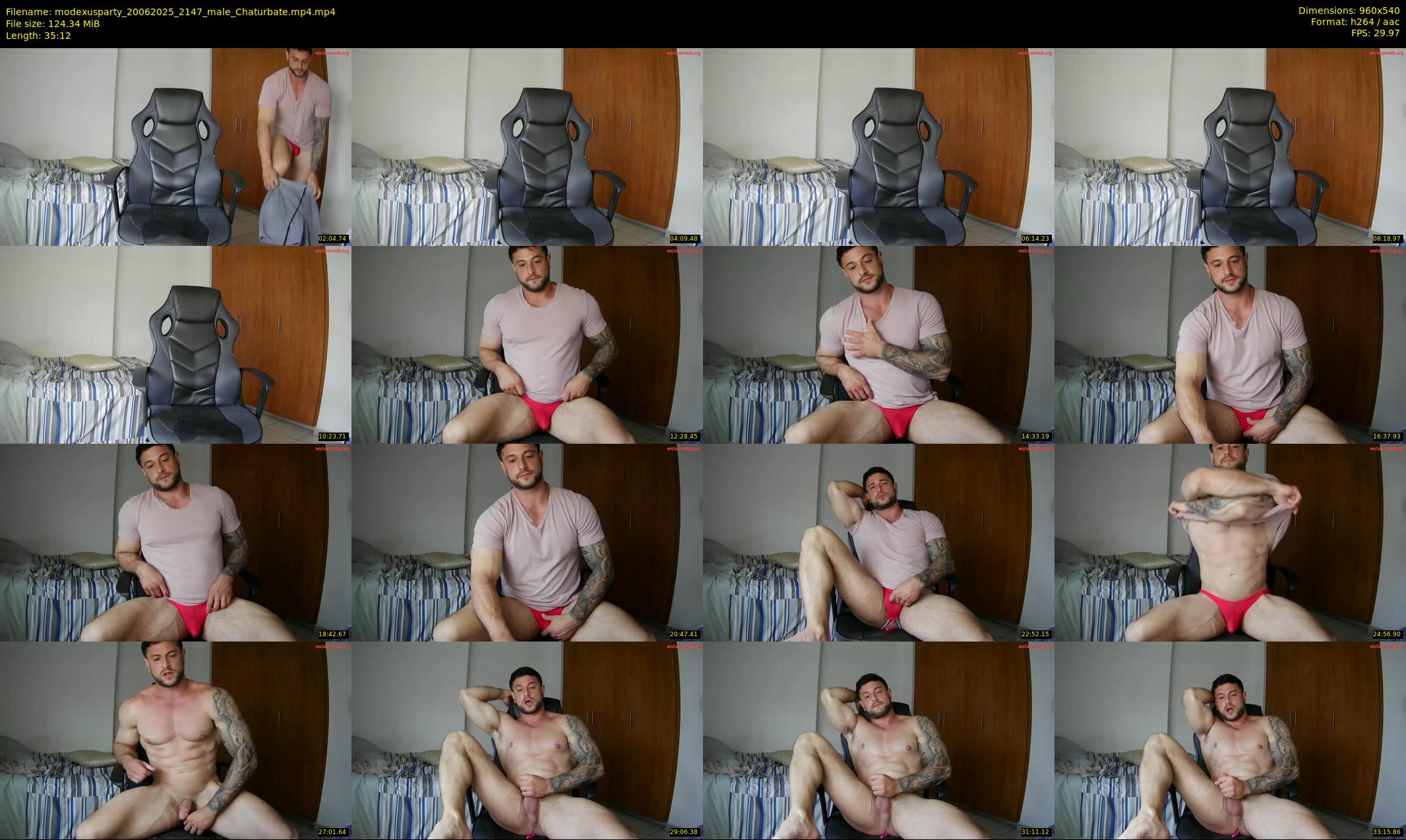 modexusparty — 36 minute Chaturbate male cam show recording, 480p, Jun 20, 2025