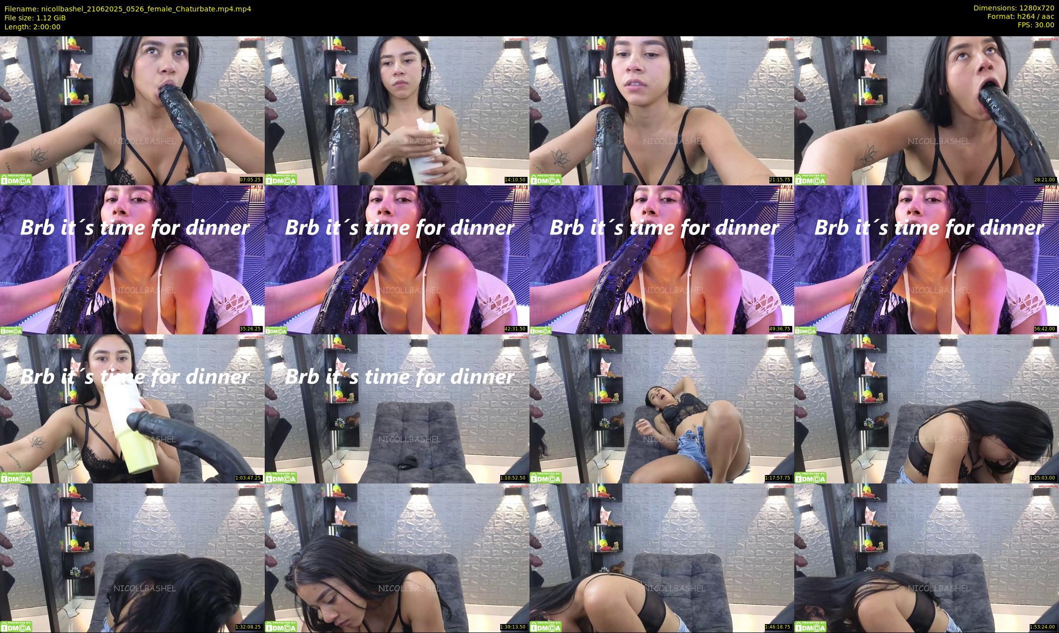 nicollbashel — 120 minute Chaturbate female cam show recording, 720p, Jun 21, 2025