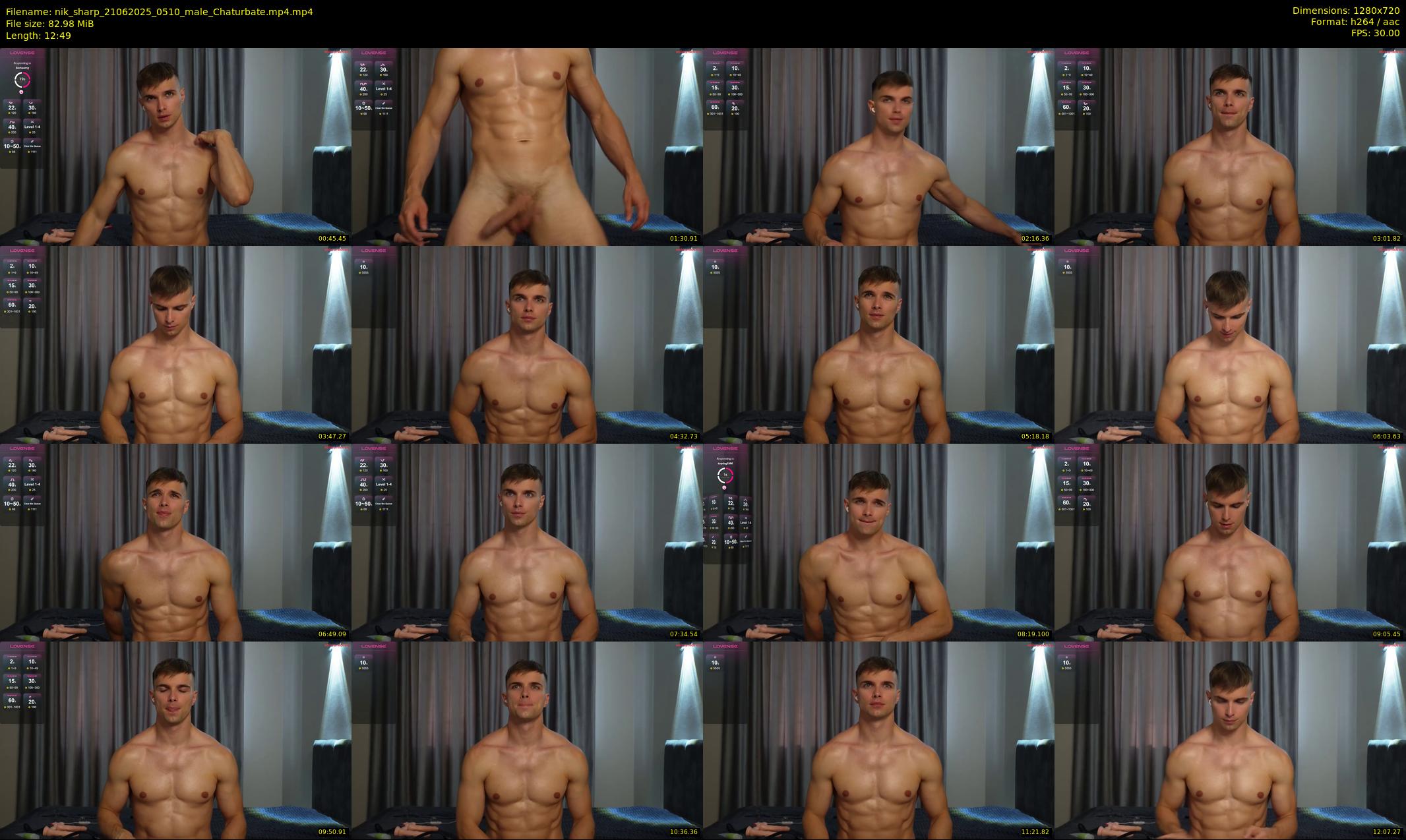 nik_sharp — 13 minute Chaturbate male cam show recording, 720p, Jun 21, 2025