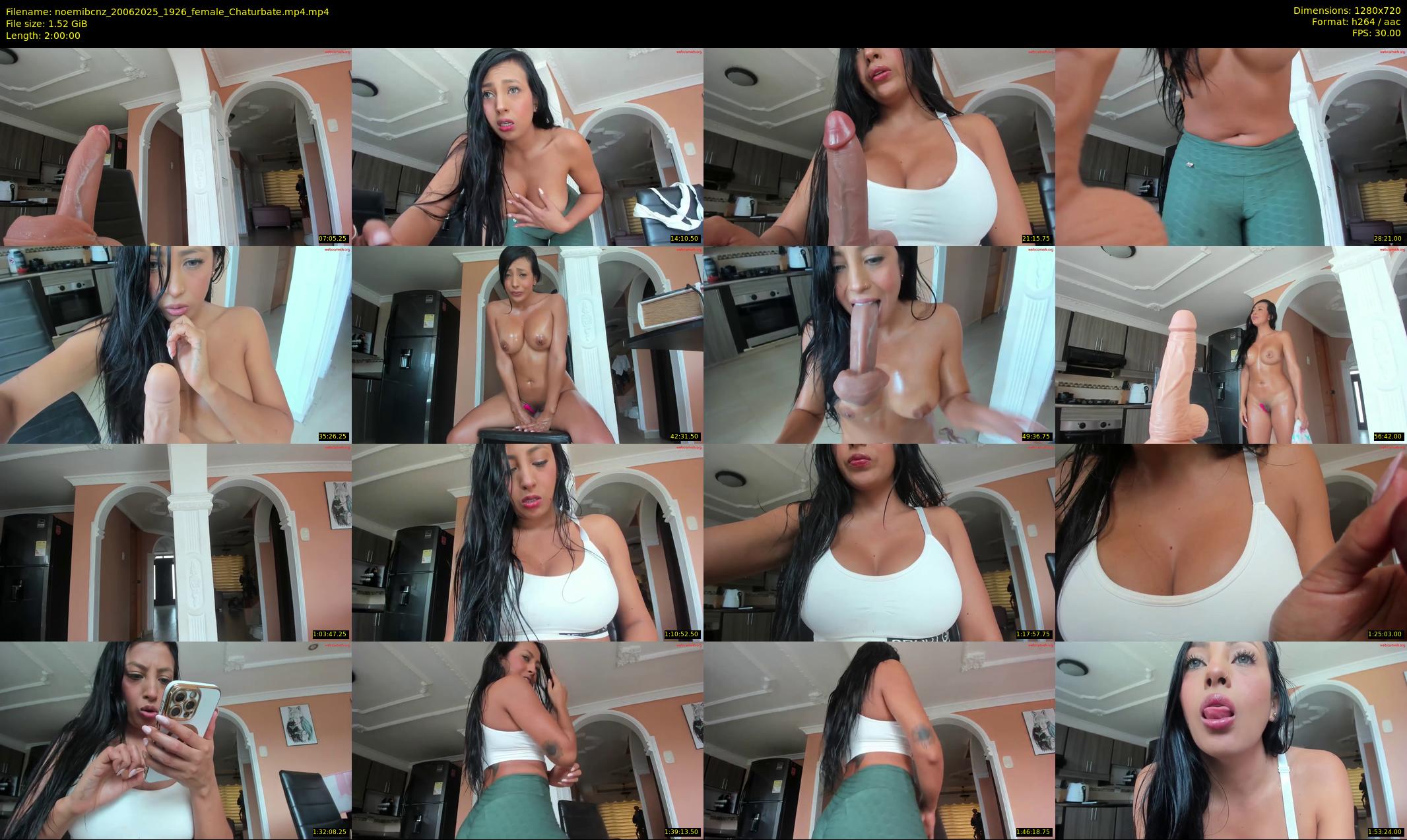noemibcnz — 120 minute Chaturbate couple cam show recording, 720p, Jun 20, 2025