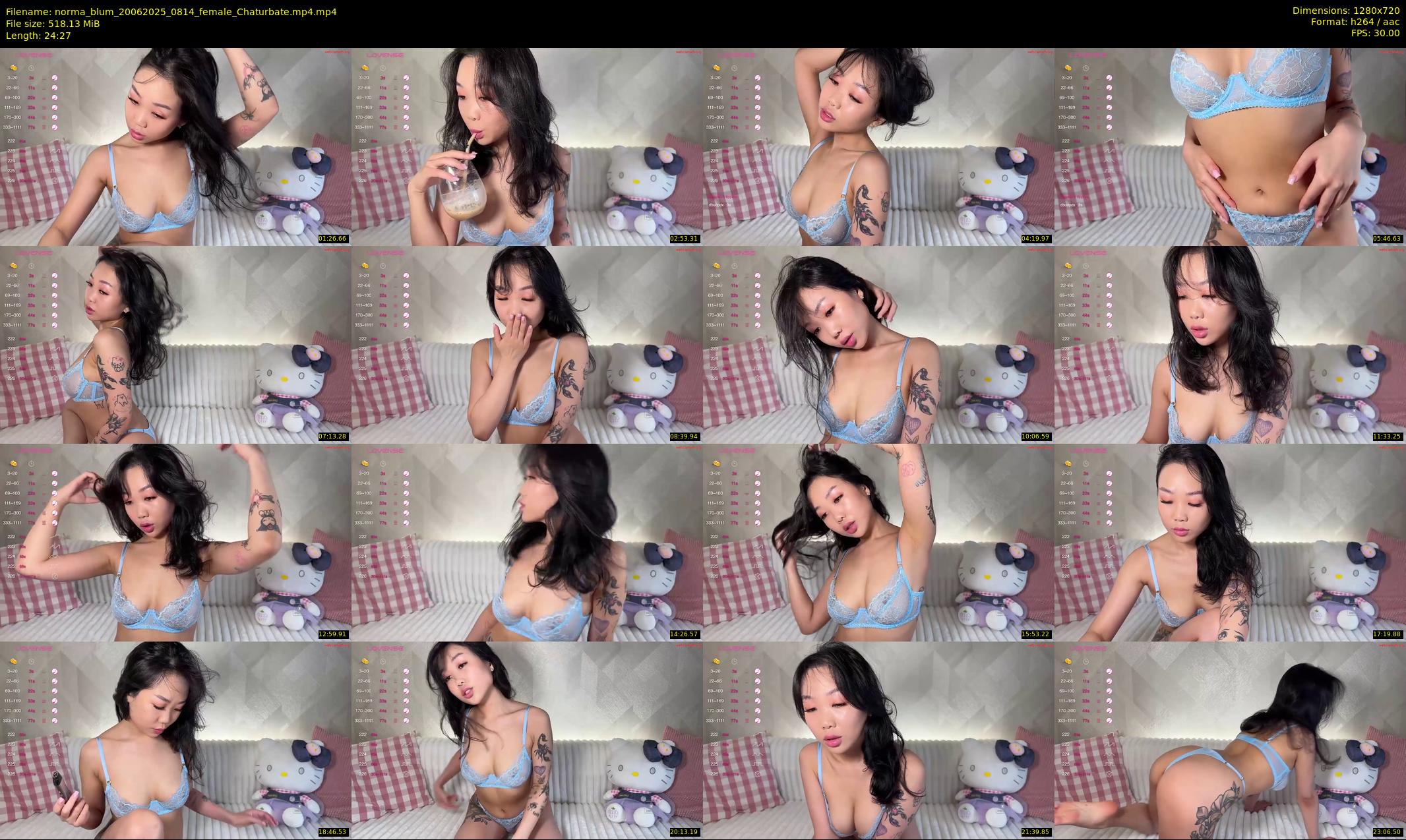 norma_blum — 25 minute Chaturbate female cam show recording, 720p, Jun 20, 2025