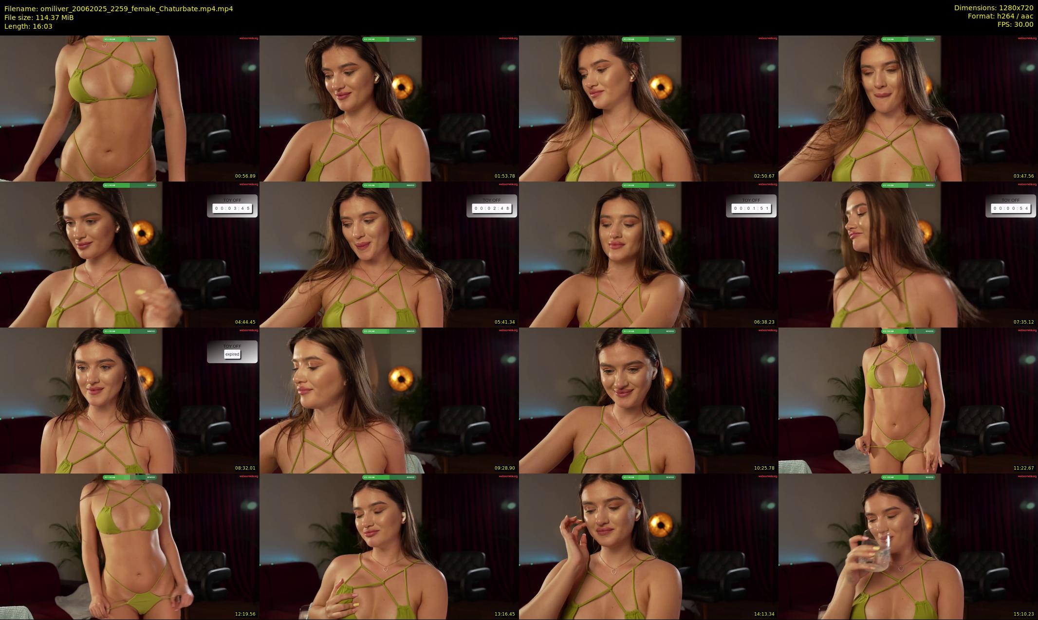 omiliver — 17 minute Chaturbate female cam show recording, 720p, Jun 20, 2025