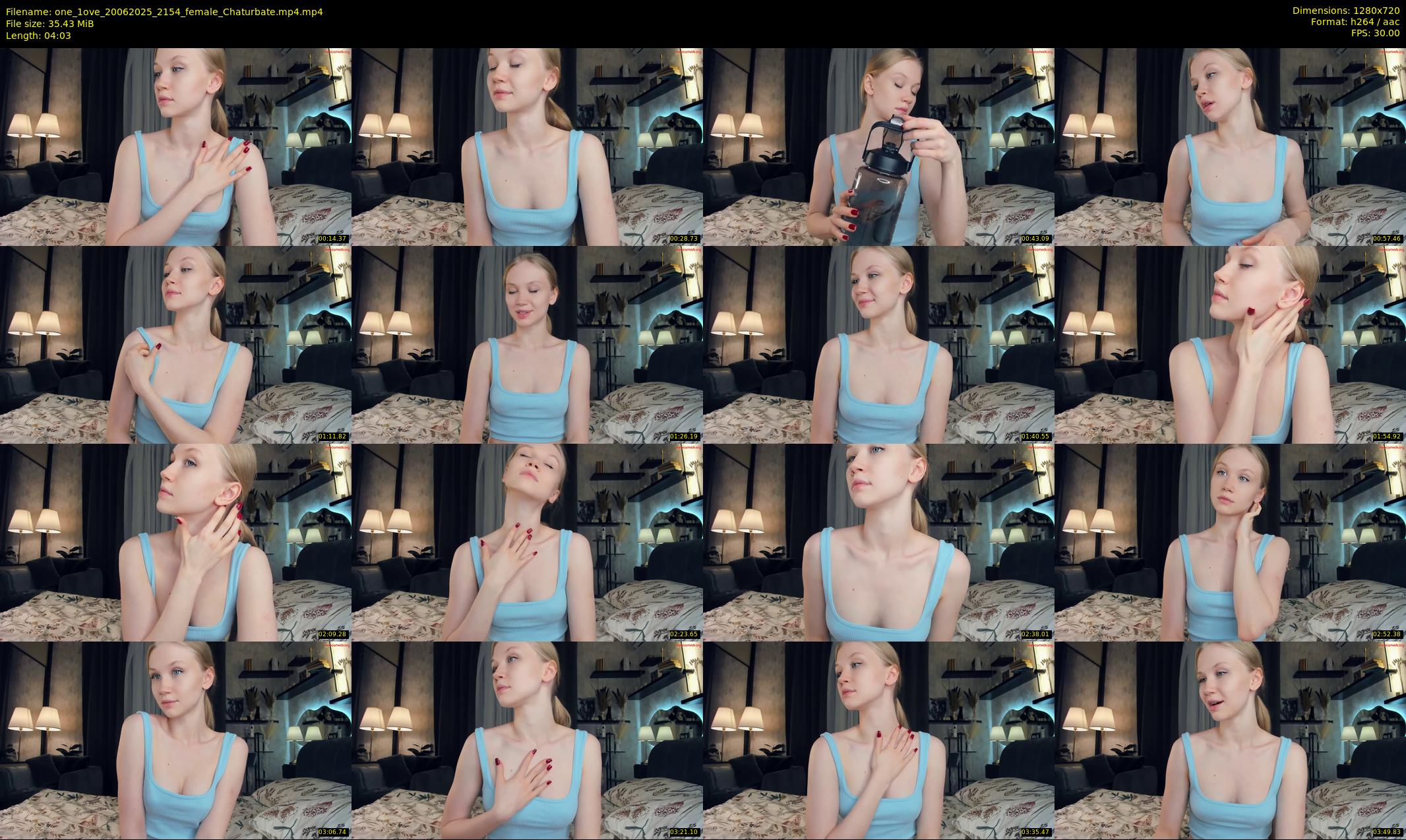 one_1ove — 5 minute Chaturbate female cam show recording, 720p, Jun 20, 2025