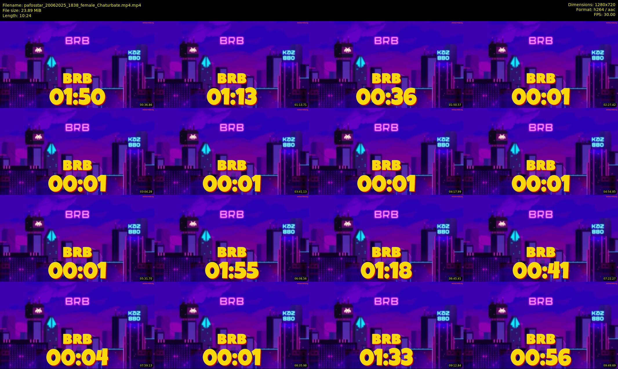 pafosstar — 11 minute Chaturbate female cam show recording, 720p, Jun 20, 2025